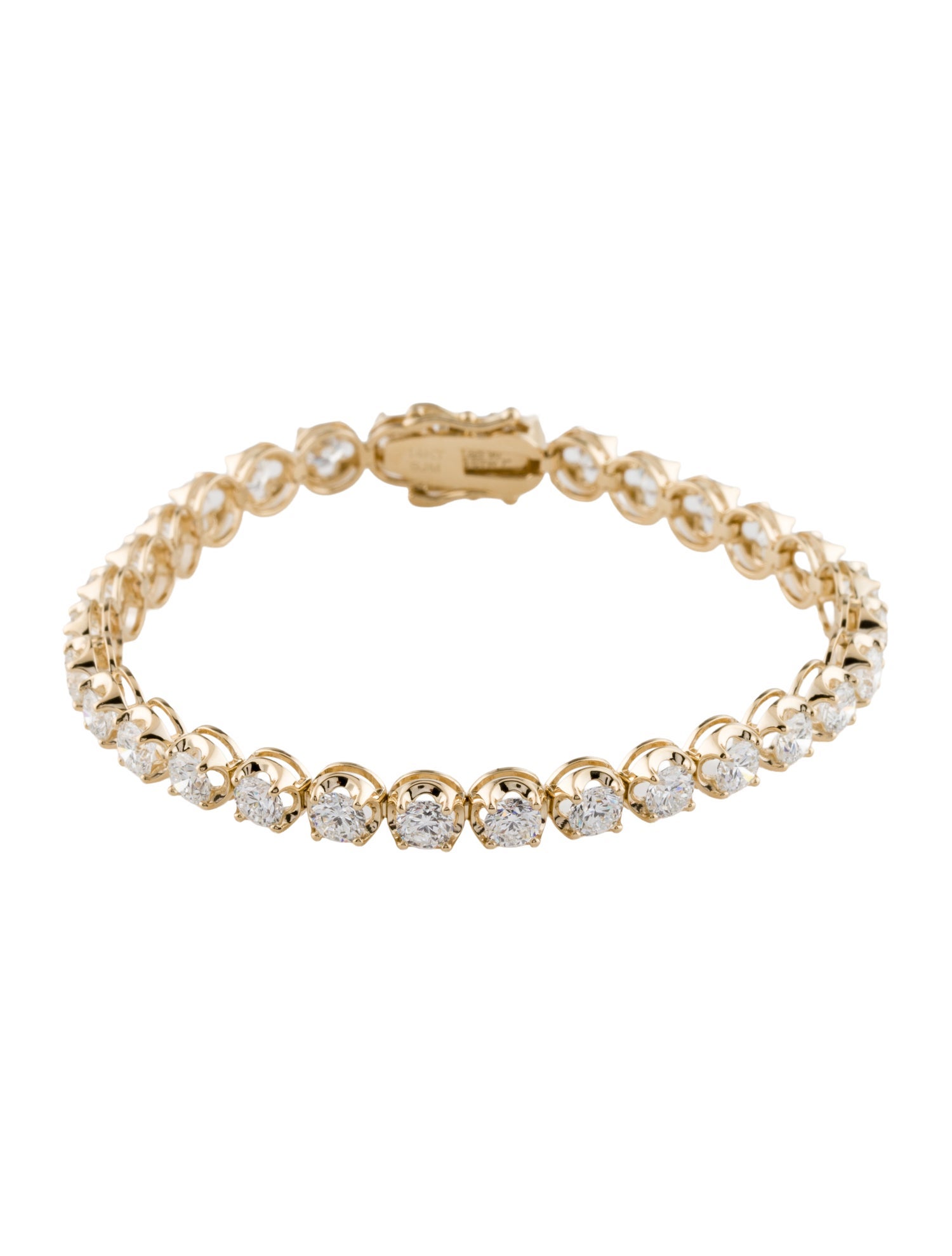 Bracelet 14K 9.00ctw Lab-Grown Diamond Tennis