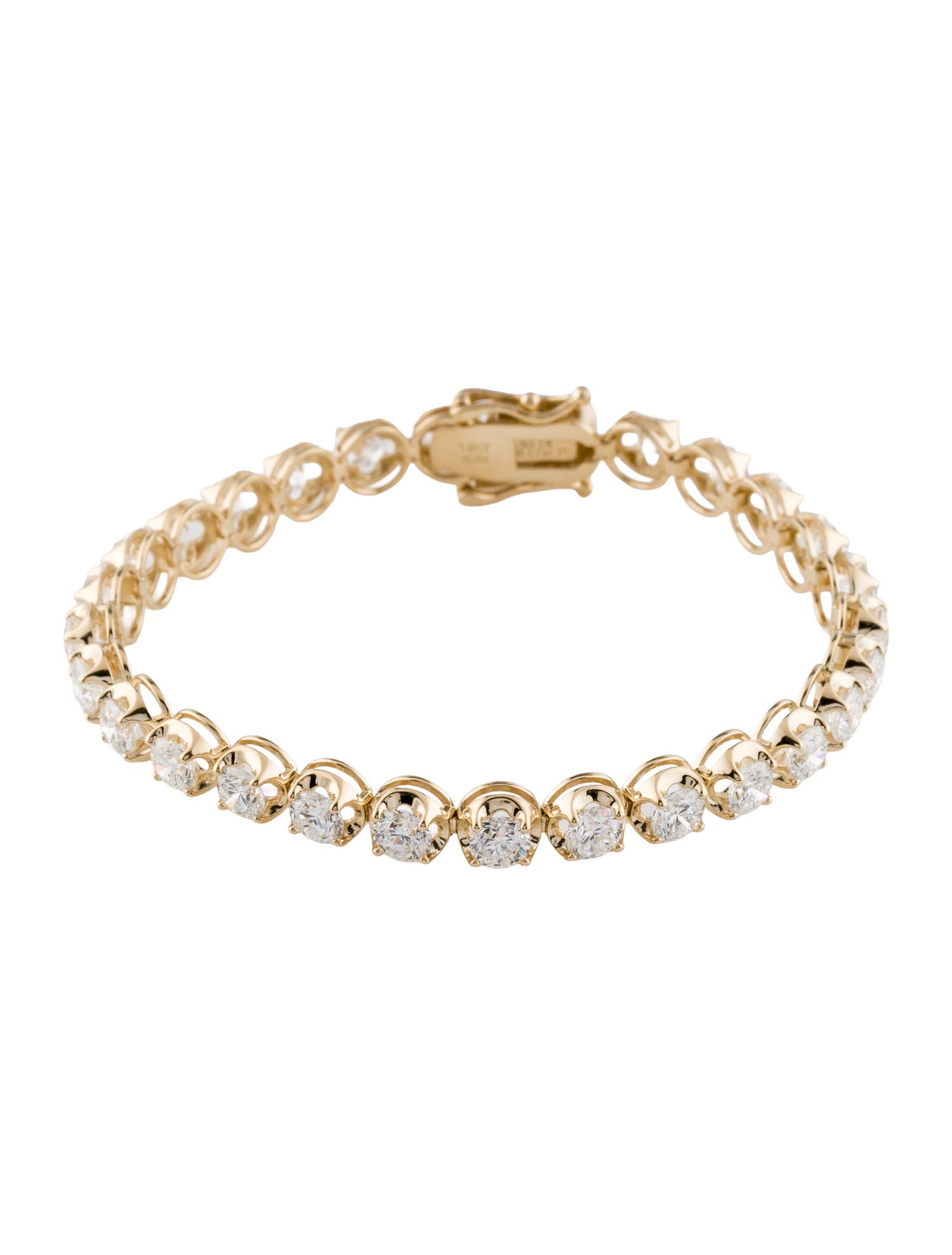 Bracelet 14K 10.00ctw Lab-Grown Diamond Tennis