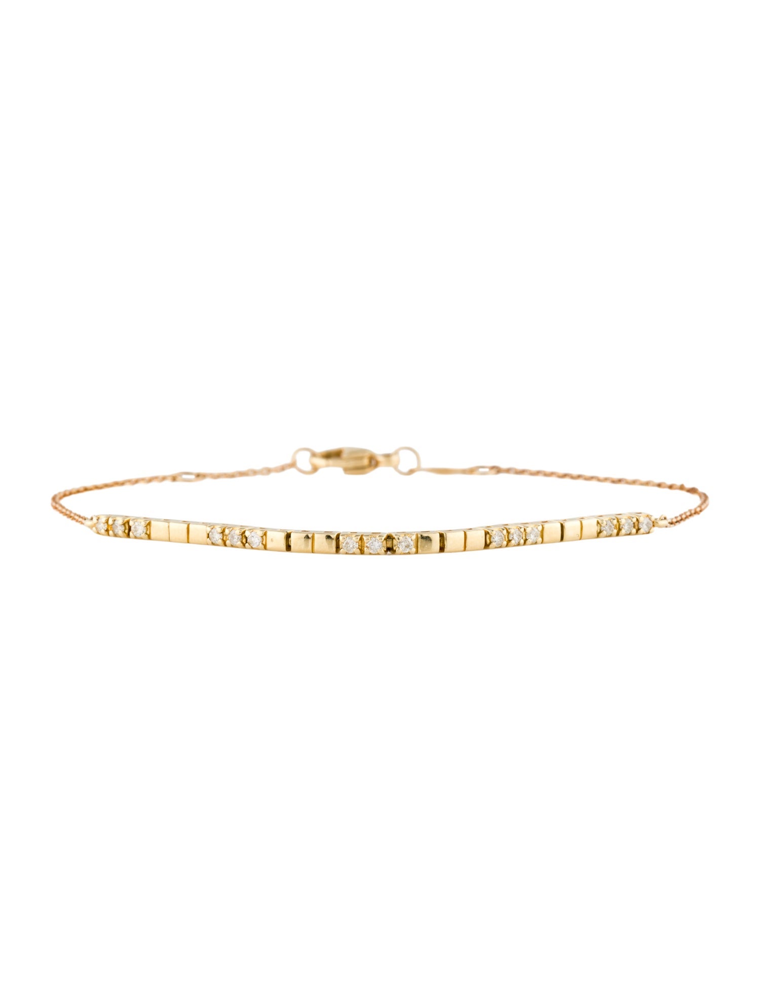 Bracelet 14K Diamond Link