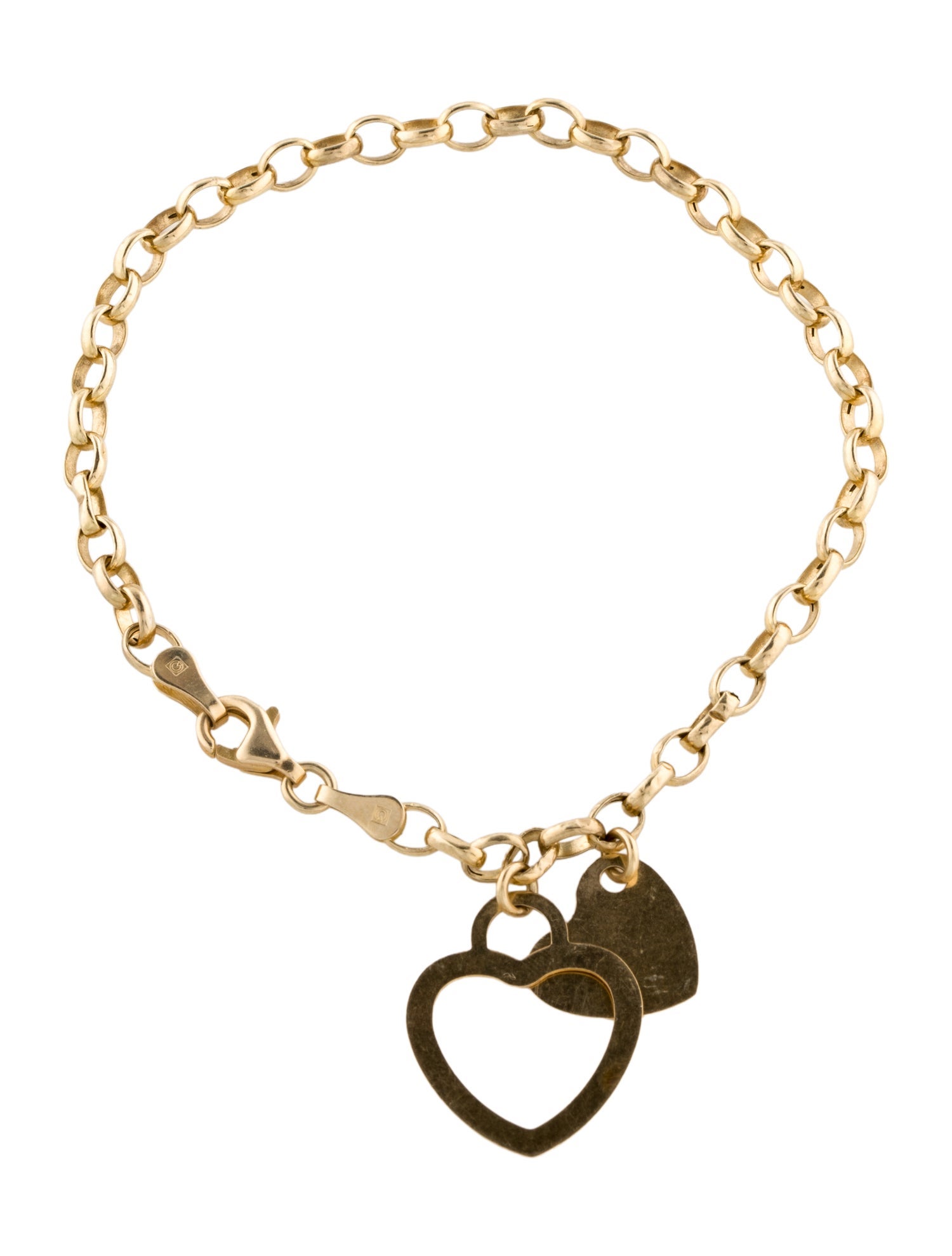 Bracelet 14K Heart Charm