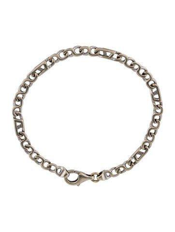 Pre-owned Bracelet 14k Fancy Link Chain , 7.25" In Multi