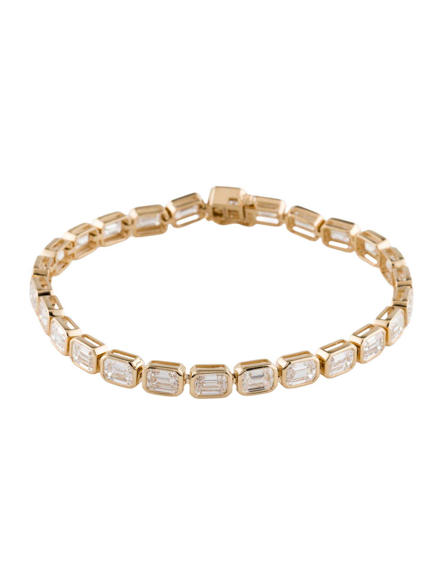 Bracelet 14K 14.00ctw Lab-Grown Diamond Tennis