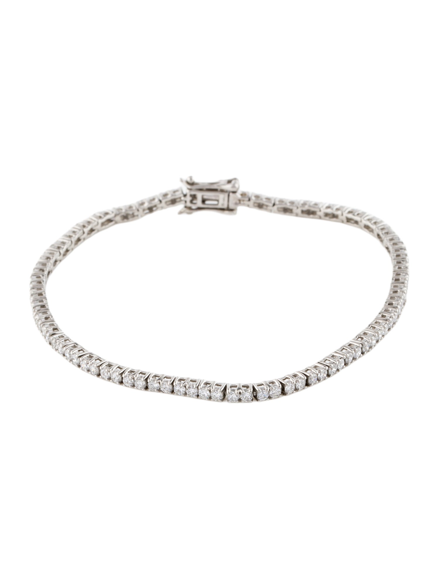 Bracelet Platinum 2.75ctw Lab-Grown Diamond Tennis