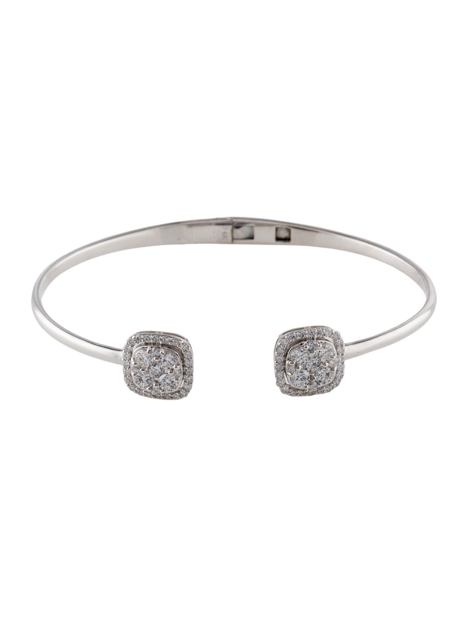 Bracelet 14K 1.40ctw Lab-Grown Diamond Cuff