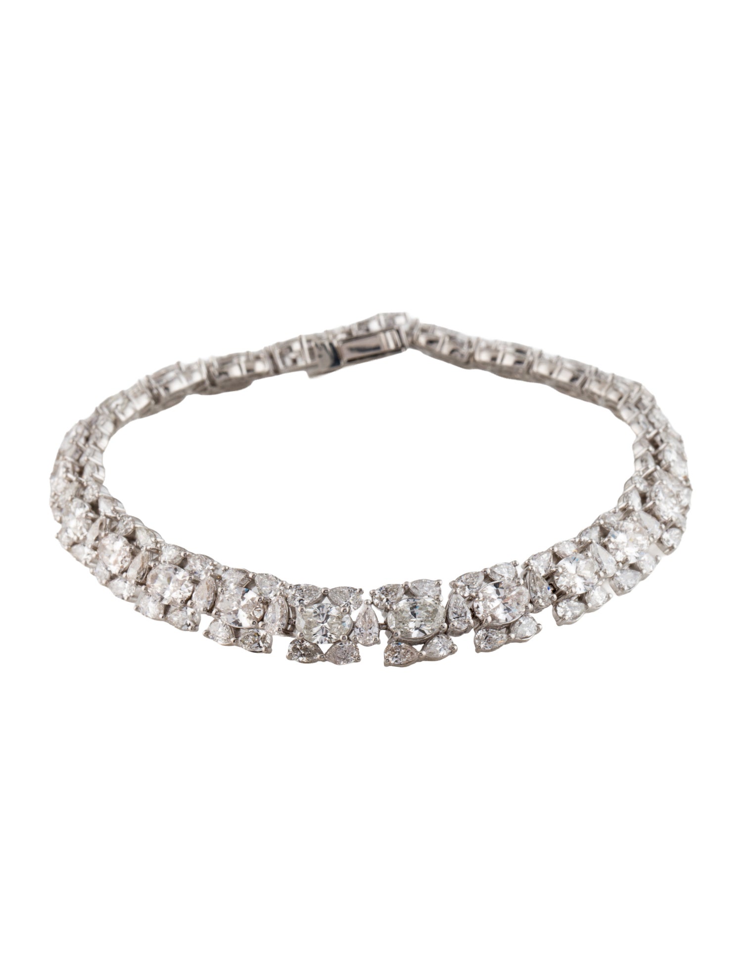 Bracelet 14K 15.00ctw Lab-Grown Diamond Tennis Bracelet