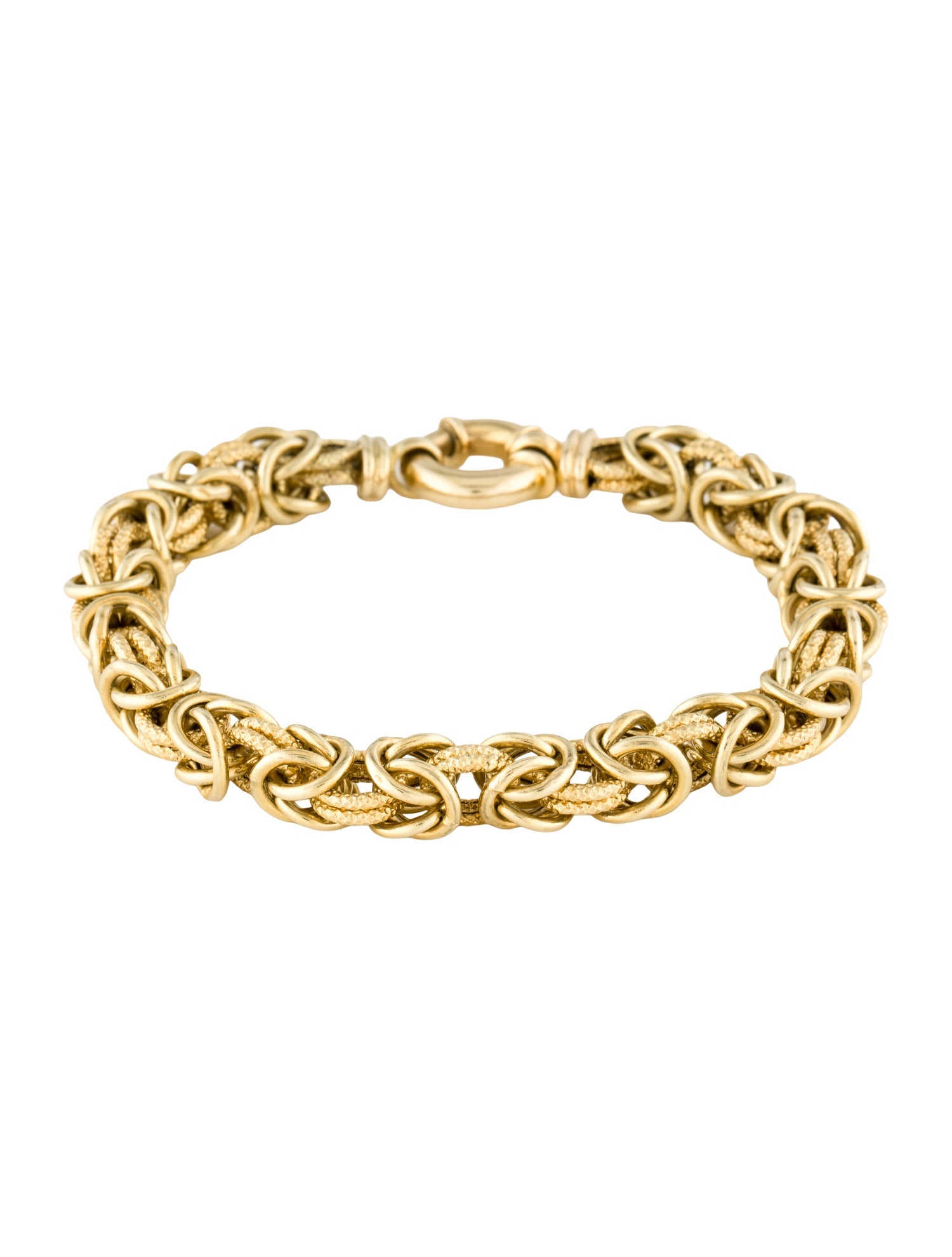 Bracelet 14K Interlocking Circle Link