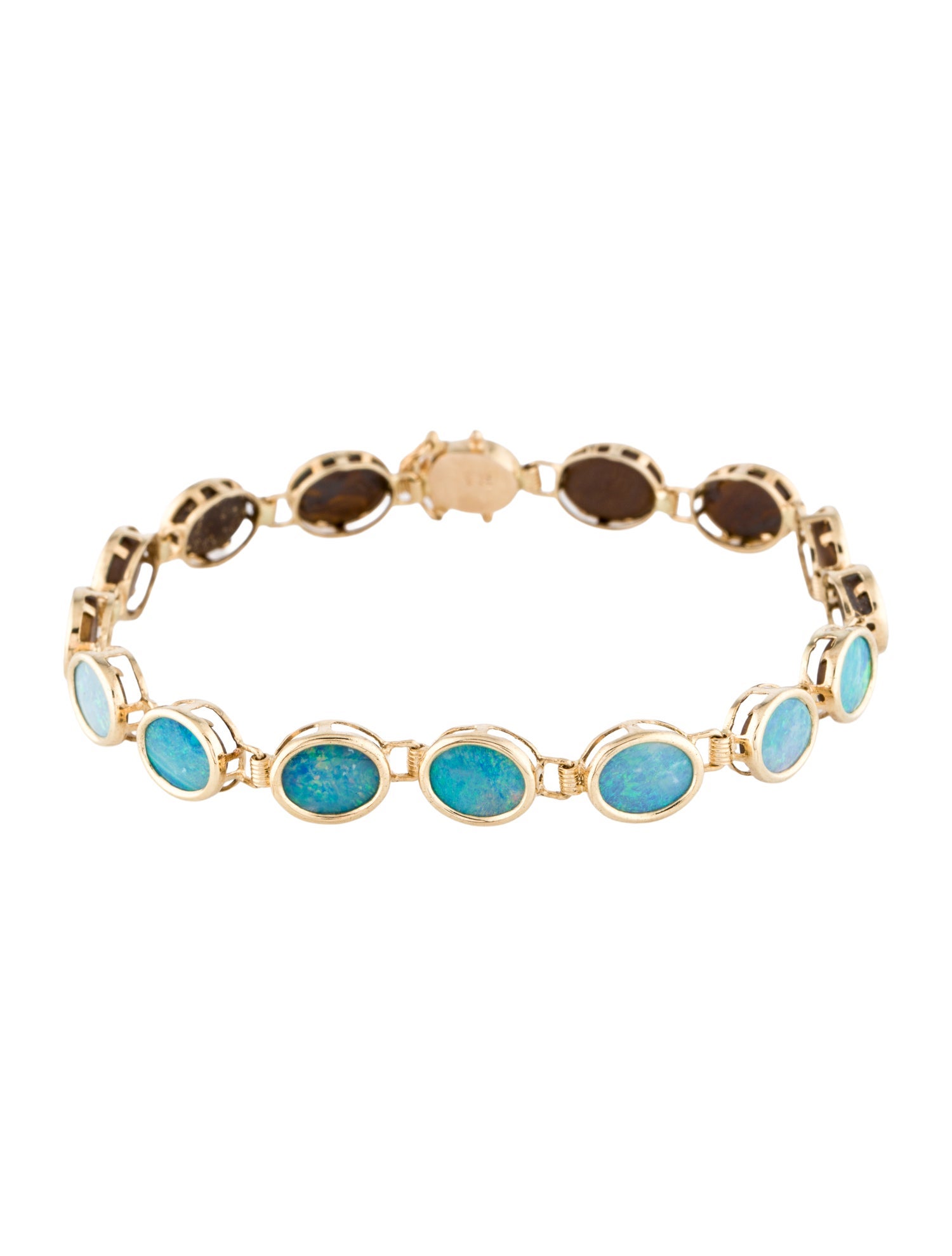 Bracelet 14K Opal Doublet Link
