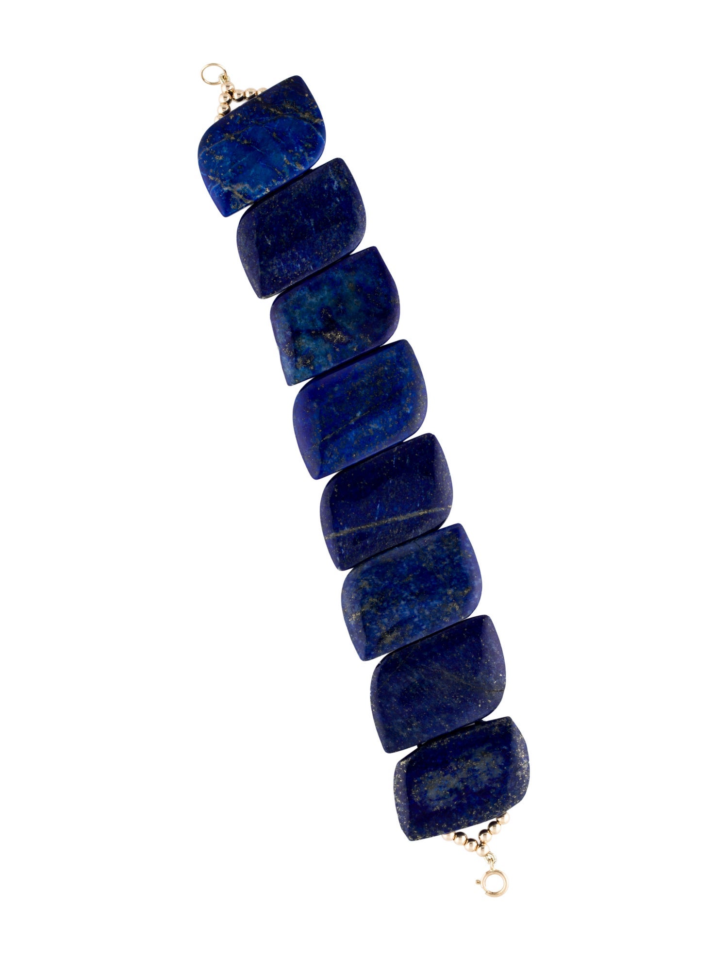 Bracelet 14K Lapis Lazuli Link