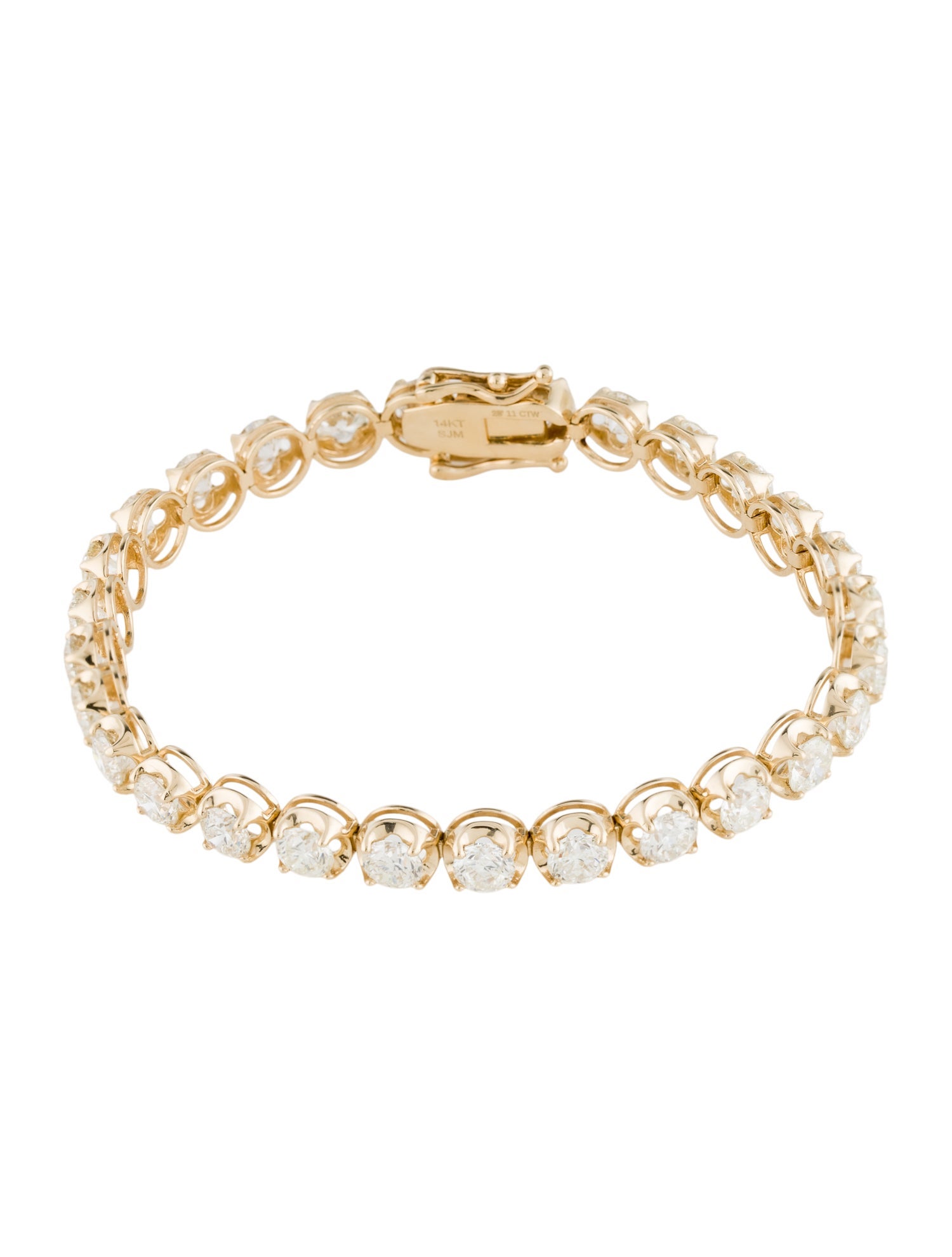 Bracelet 14K 11.00ctw Diamond Tennis