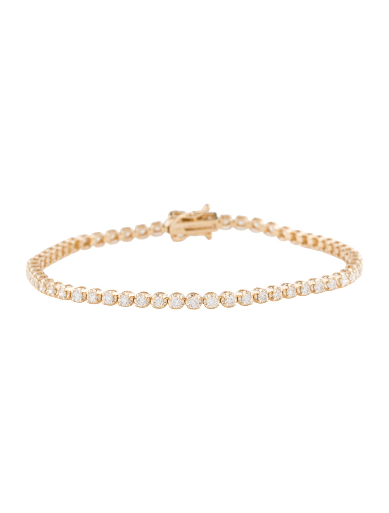 Bracelet 14K 2.00ctw Diamond Tennis w/ Tags