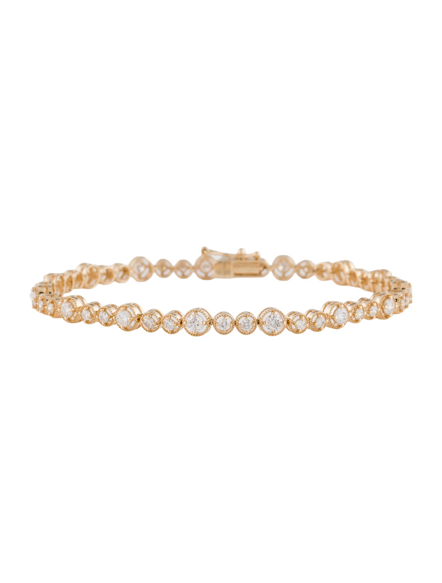 Bracelet 14K 2.00ctw Diamond Milgrain