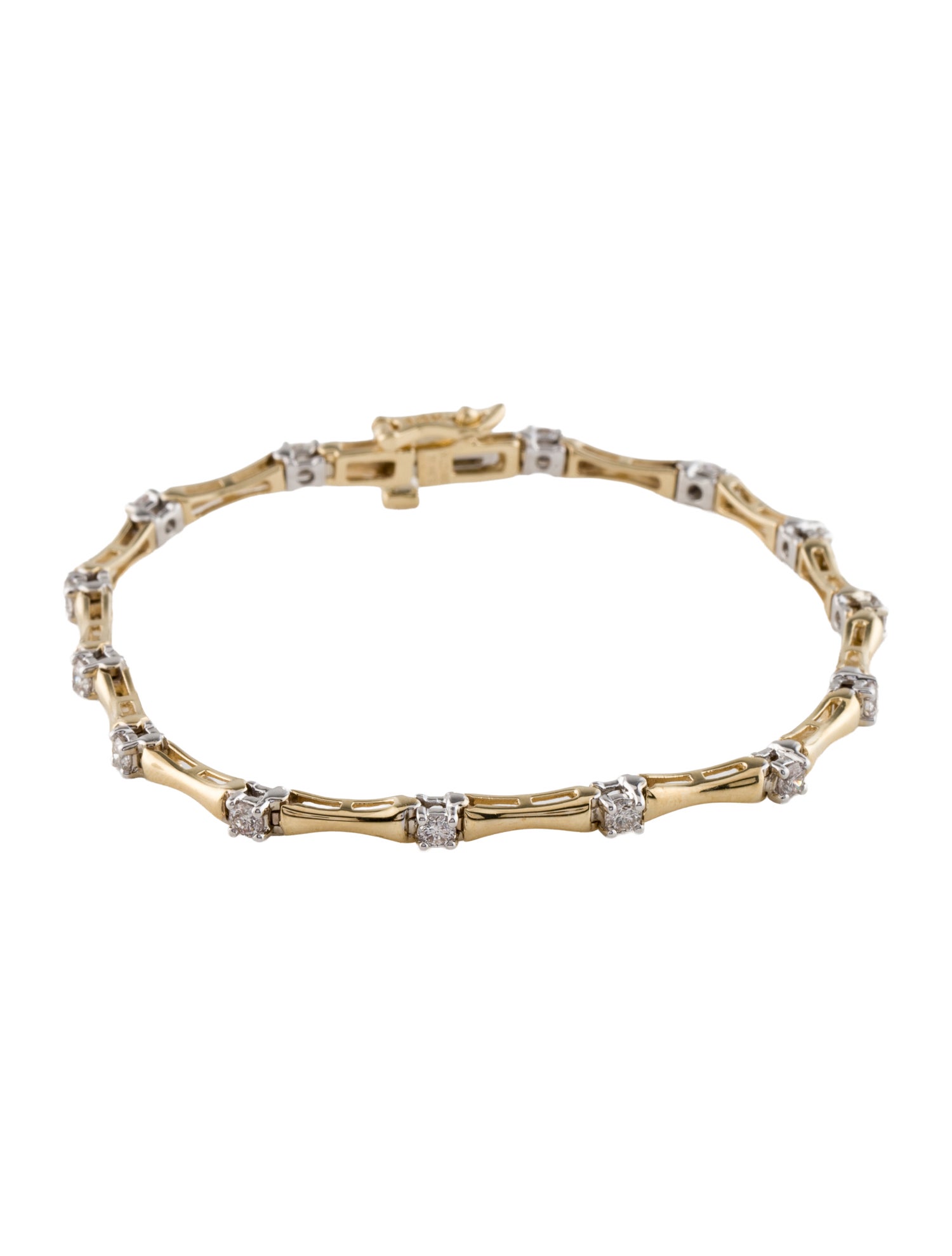 Bracelet 14K 1.00ctw Diamond Link Bracelet
