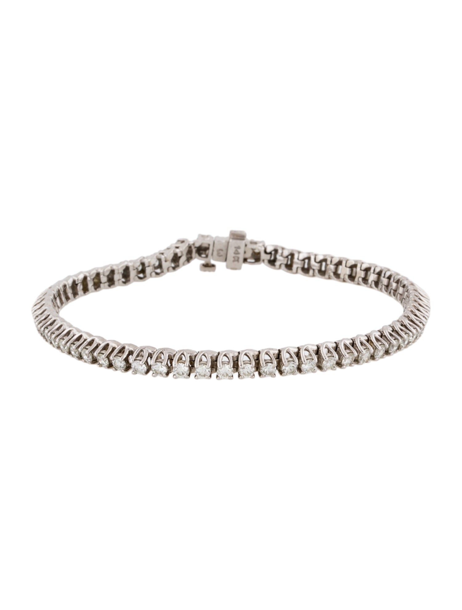 Bracelet 14K 3.00ctw Diamond Tennis Link