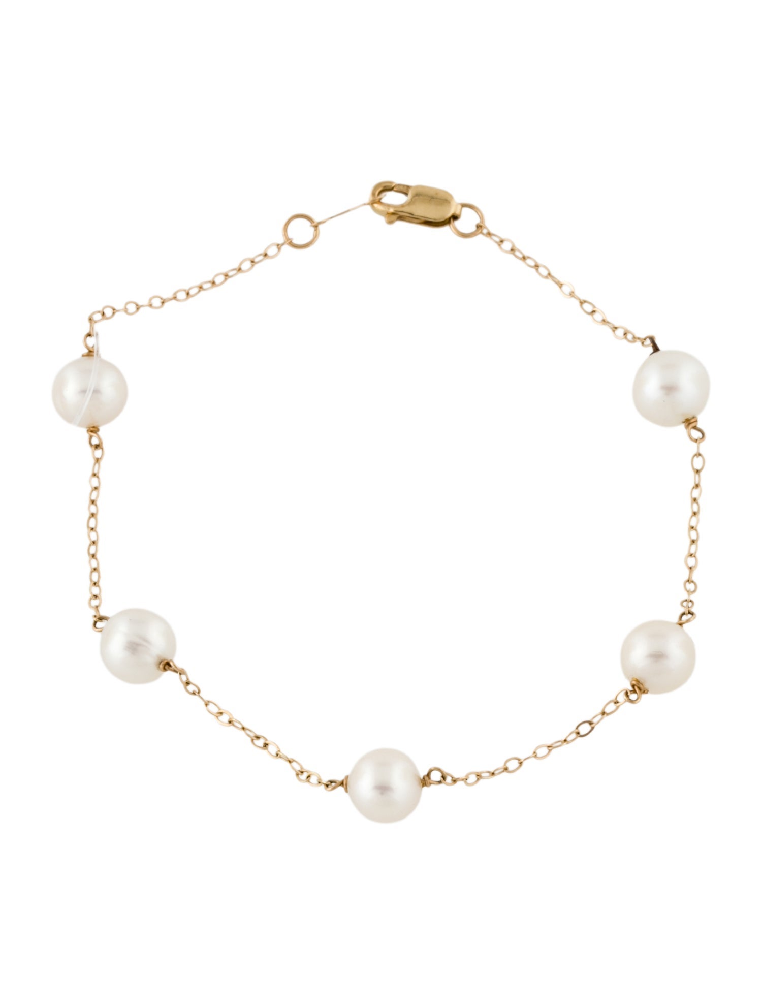Bracelet 14K Pearl Link Station