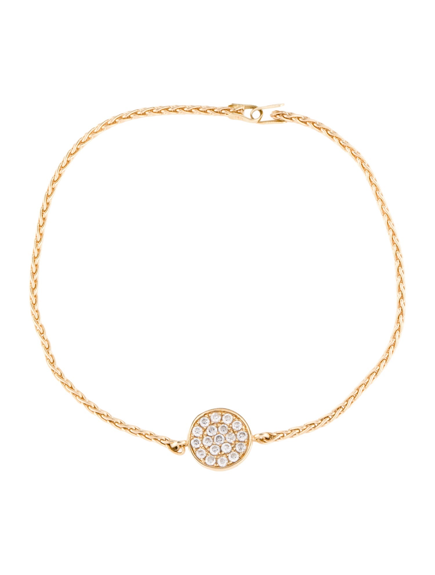 Bracelet 14K Diamond Station