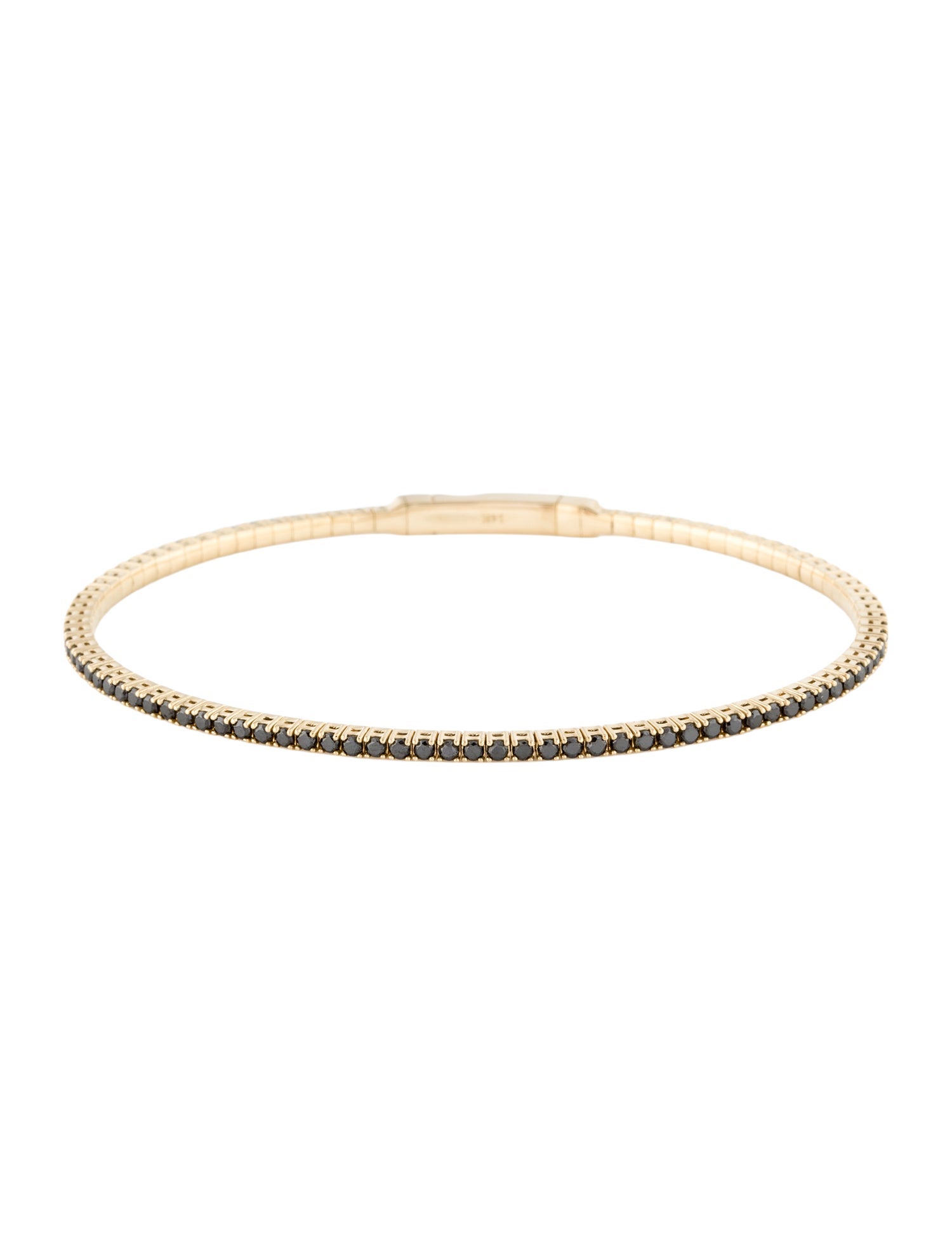 Bracelet 14K 1.36ctw Diamond Pave Flex