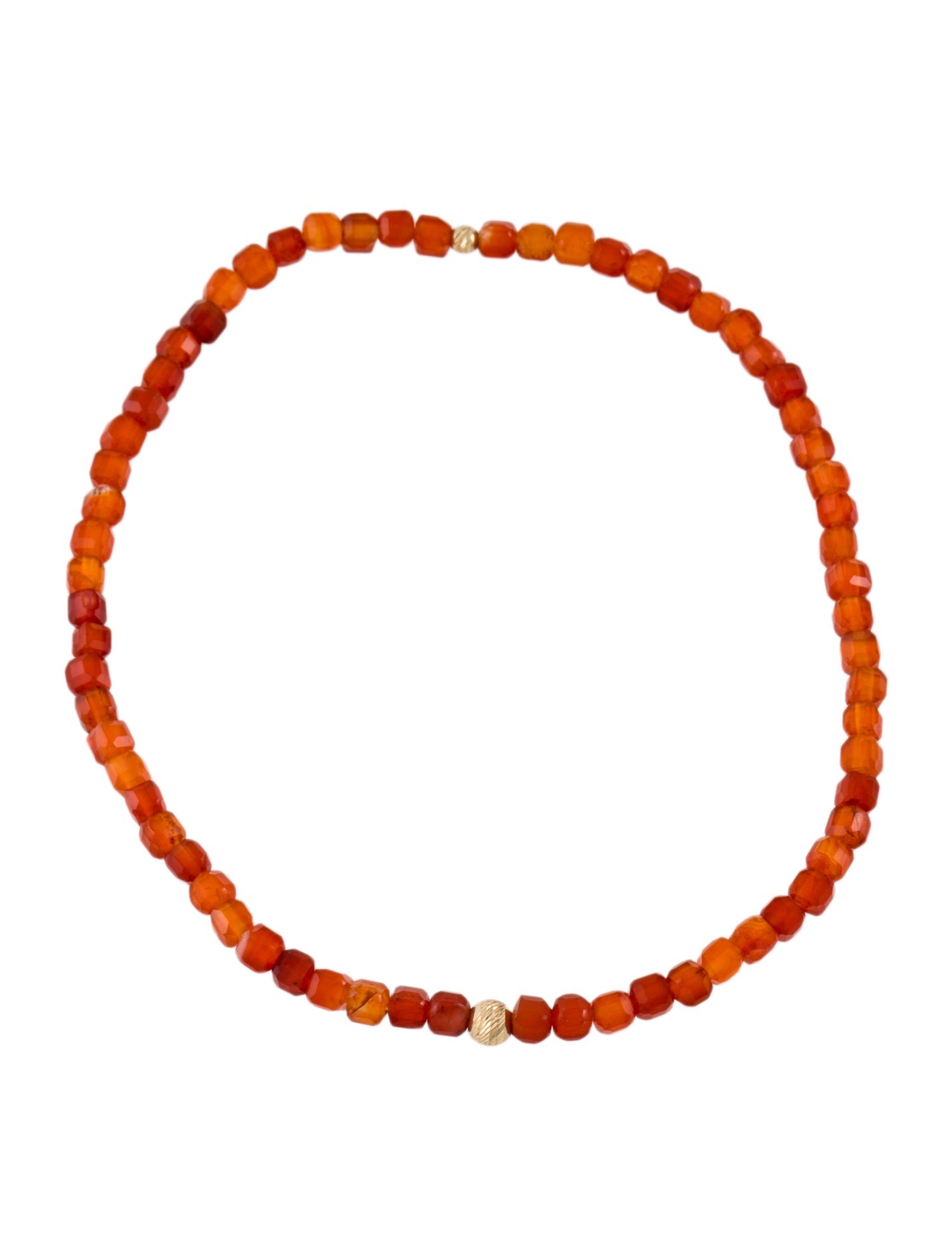 Bracelet 14k Carnelian Bead