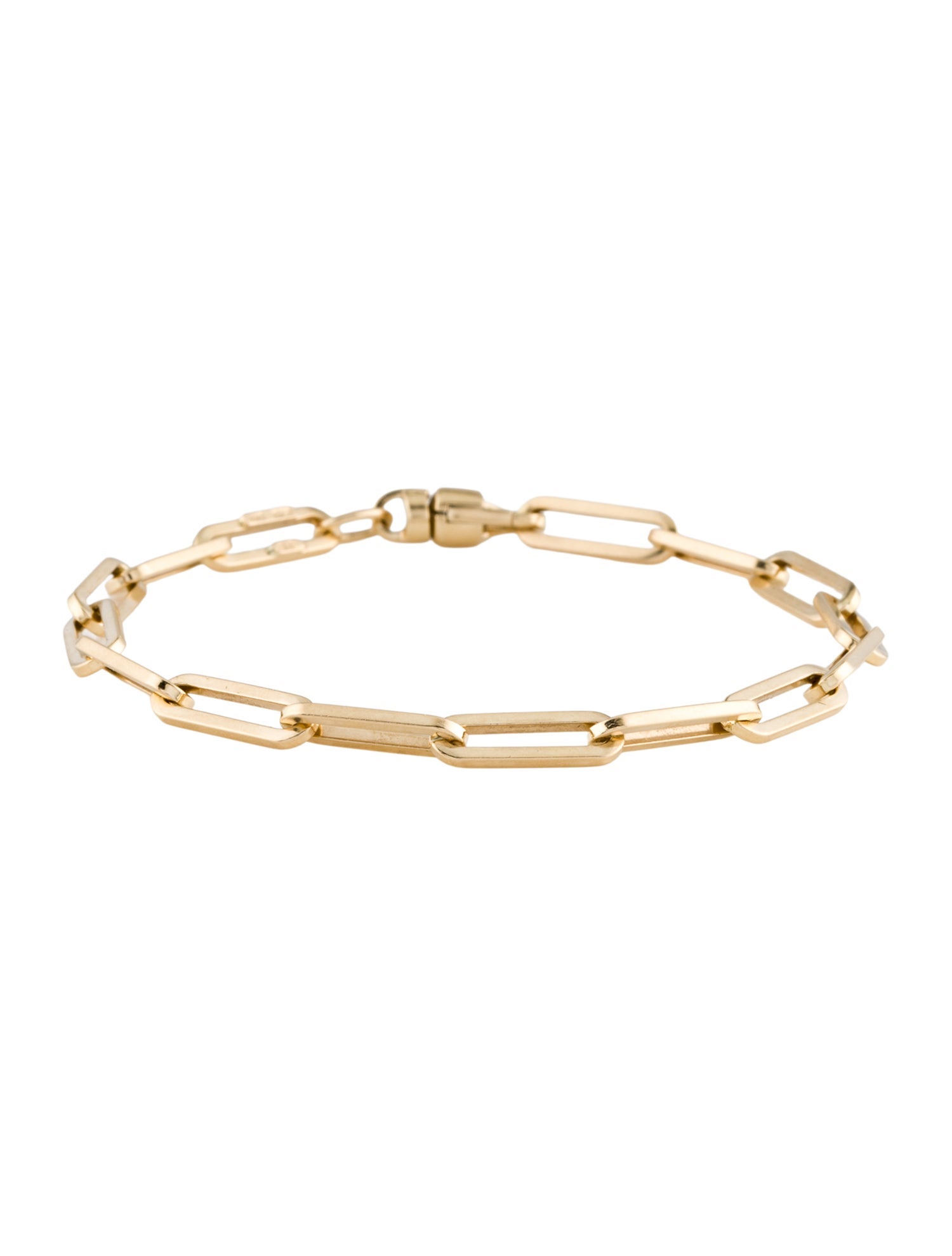 Bracelet 14K Paperclip Link