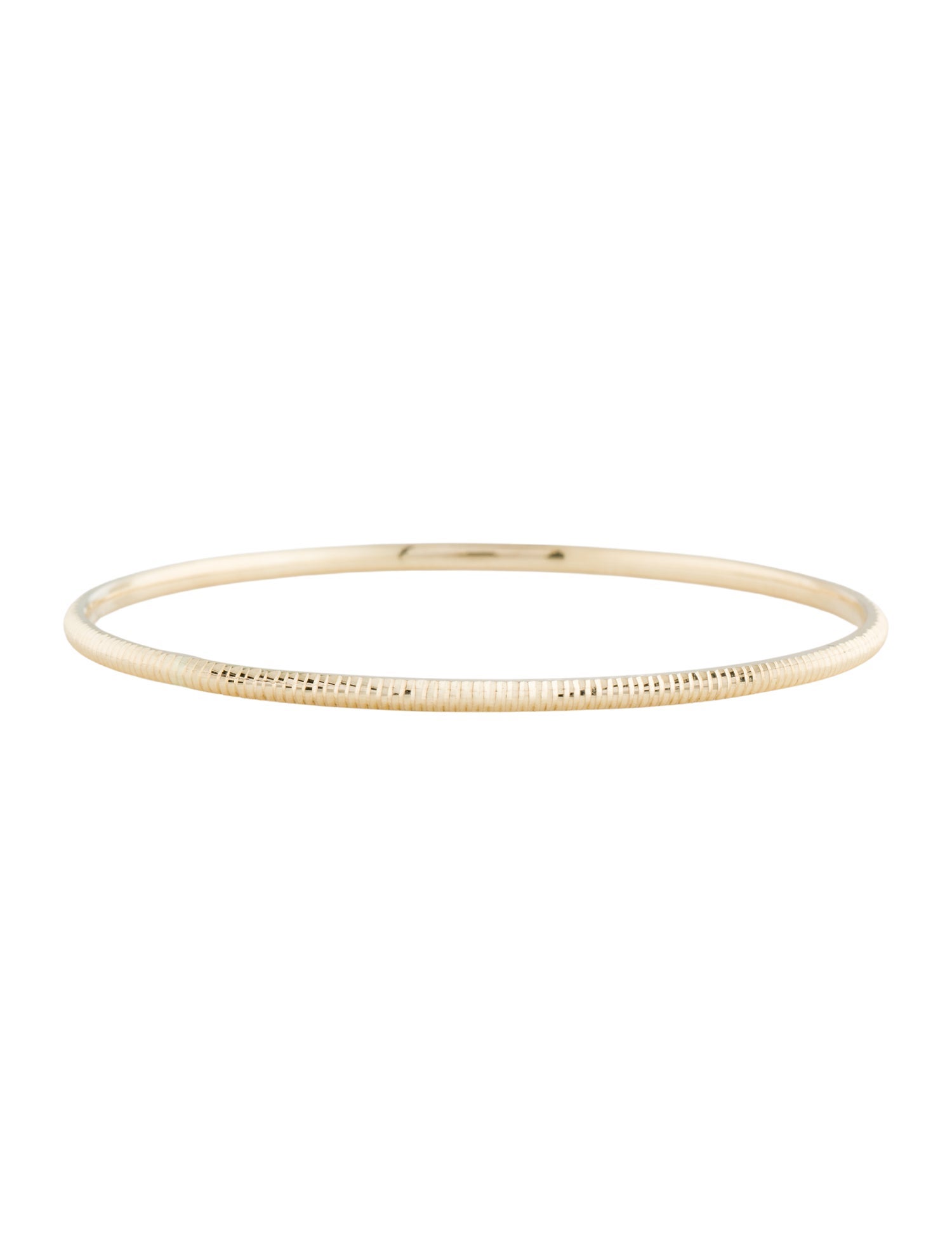 Bracelet 14K Textured Bangle