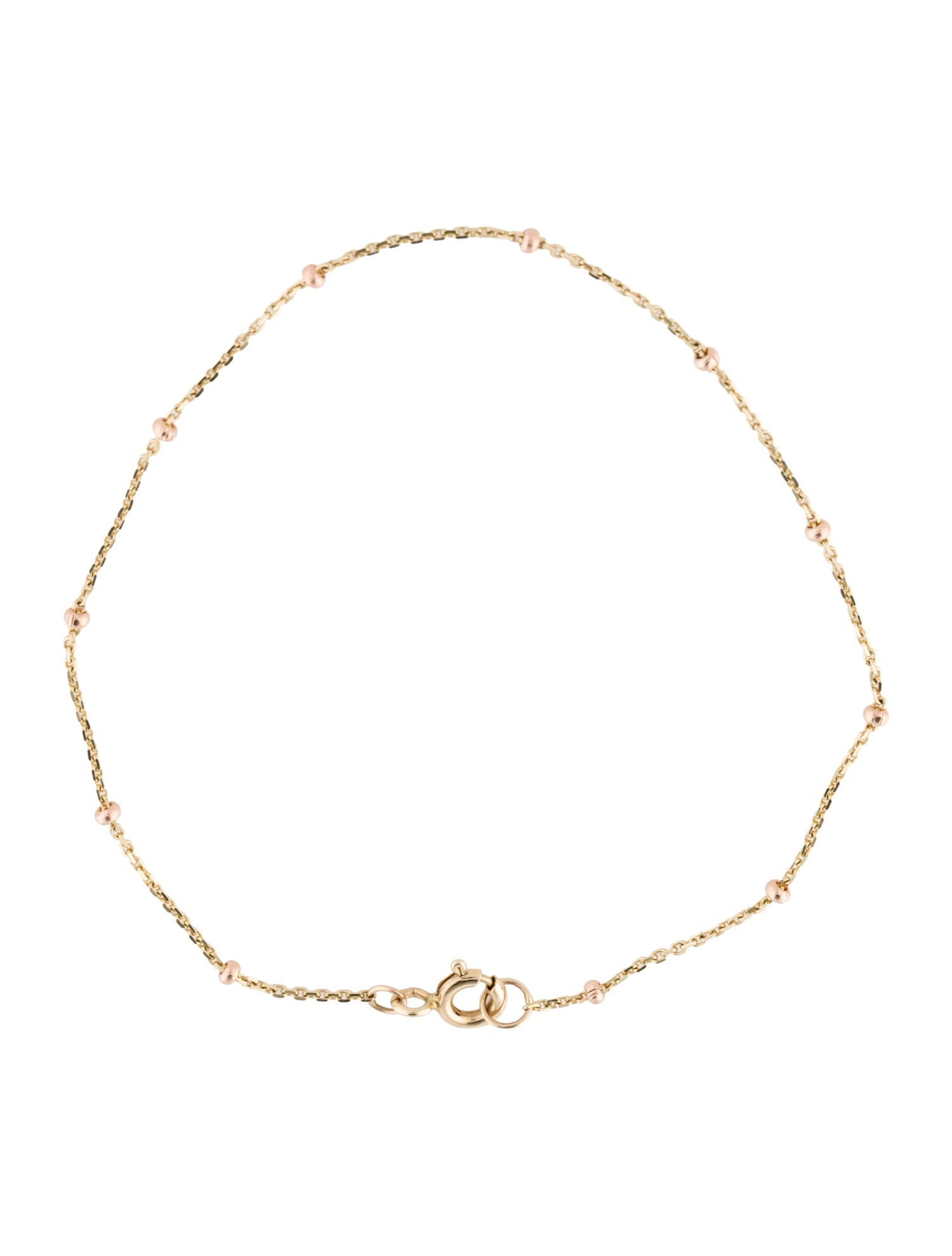 Bracelet 14K Sphere Station