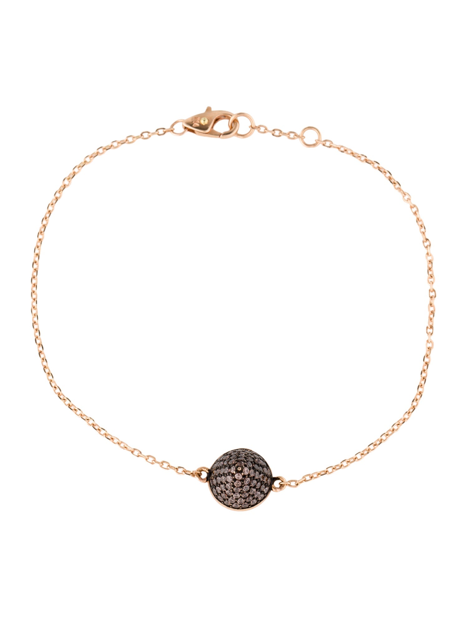 Bracelet 14K Crystal Charm