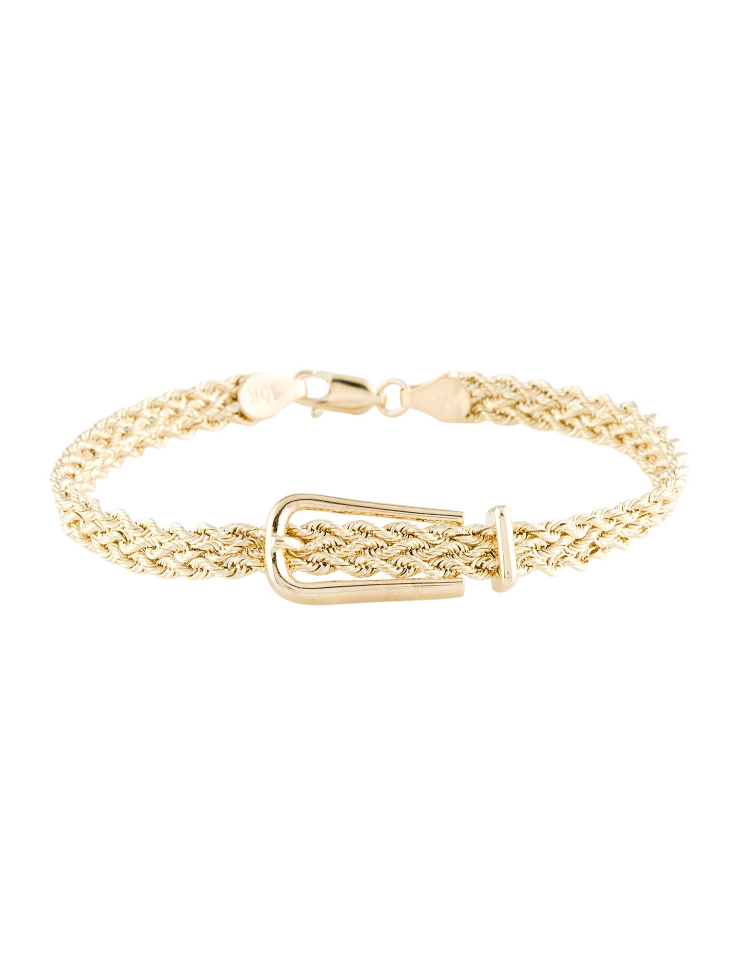 Bracelet 10K Rope Buckle