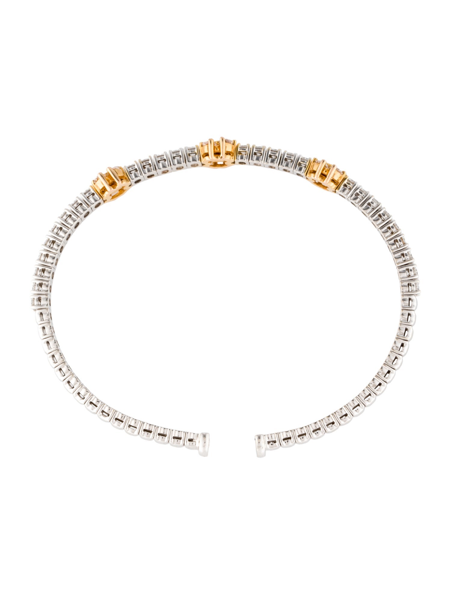 18K 2.15ctw Diamond Cuff