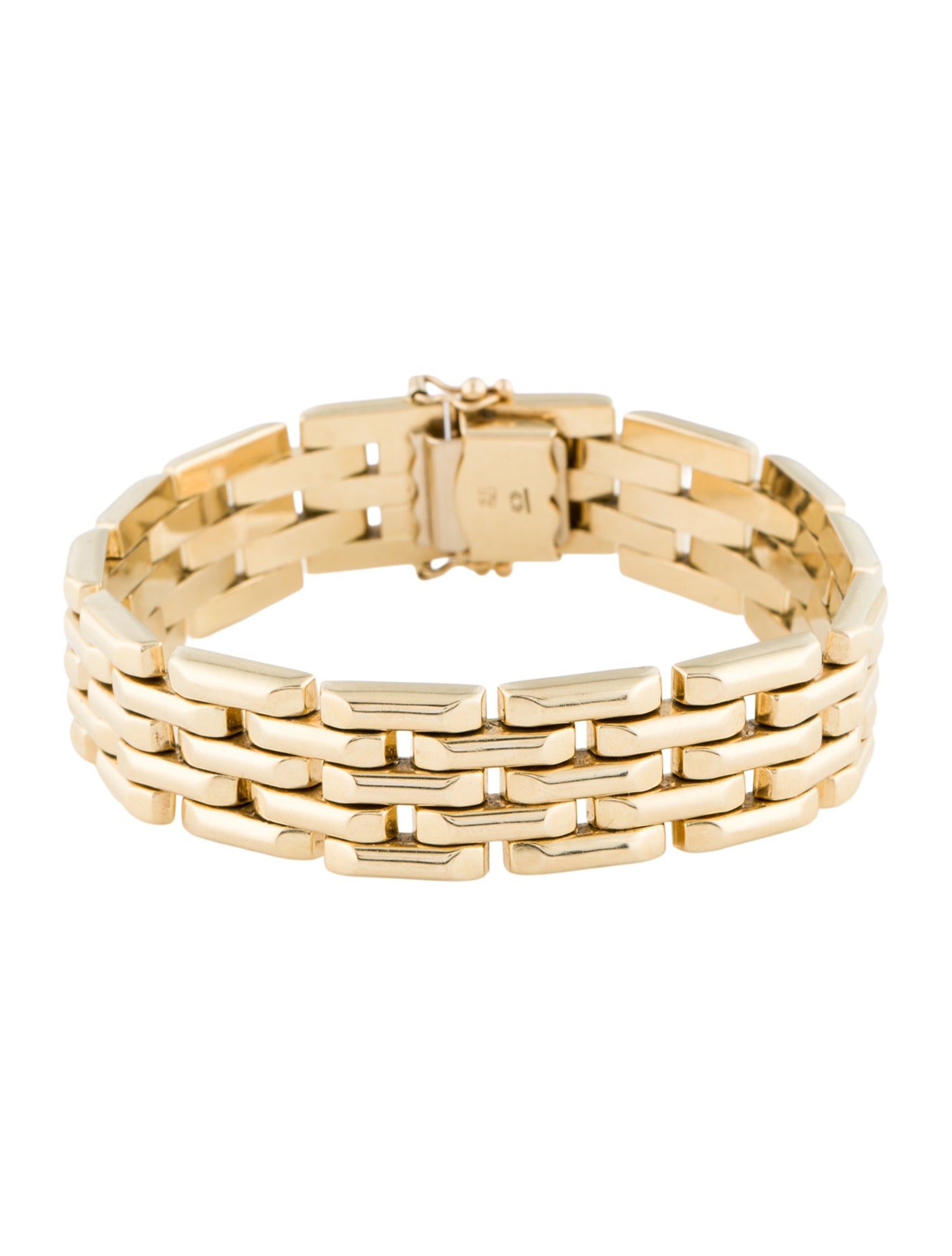 Bracelet 14K Brick Chain Link