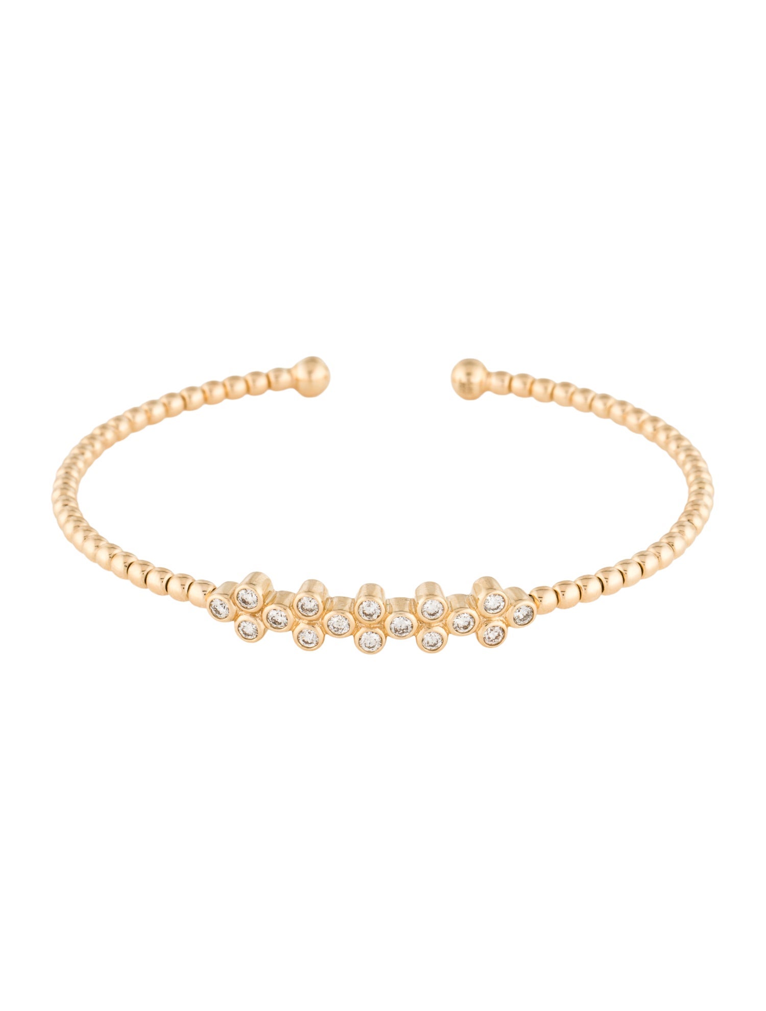 Bracelet 14K Diamond Cuff