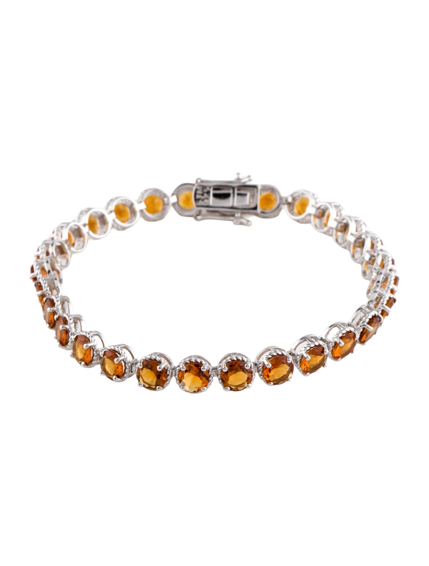 Bracelet 11.45ctw Citrine Link Bracelet w/ Tags