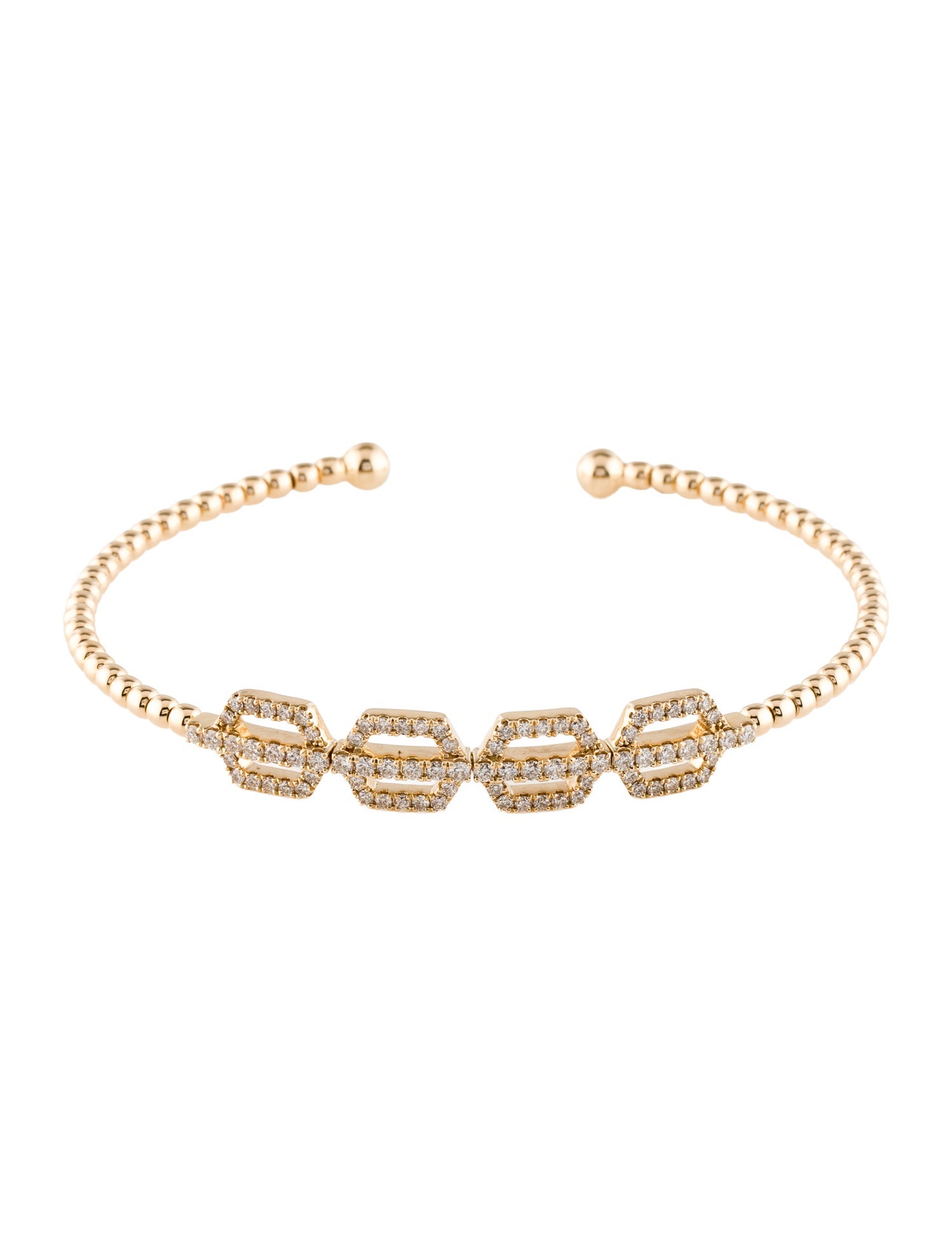 Bracelet 14K Diamond Cuff