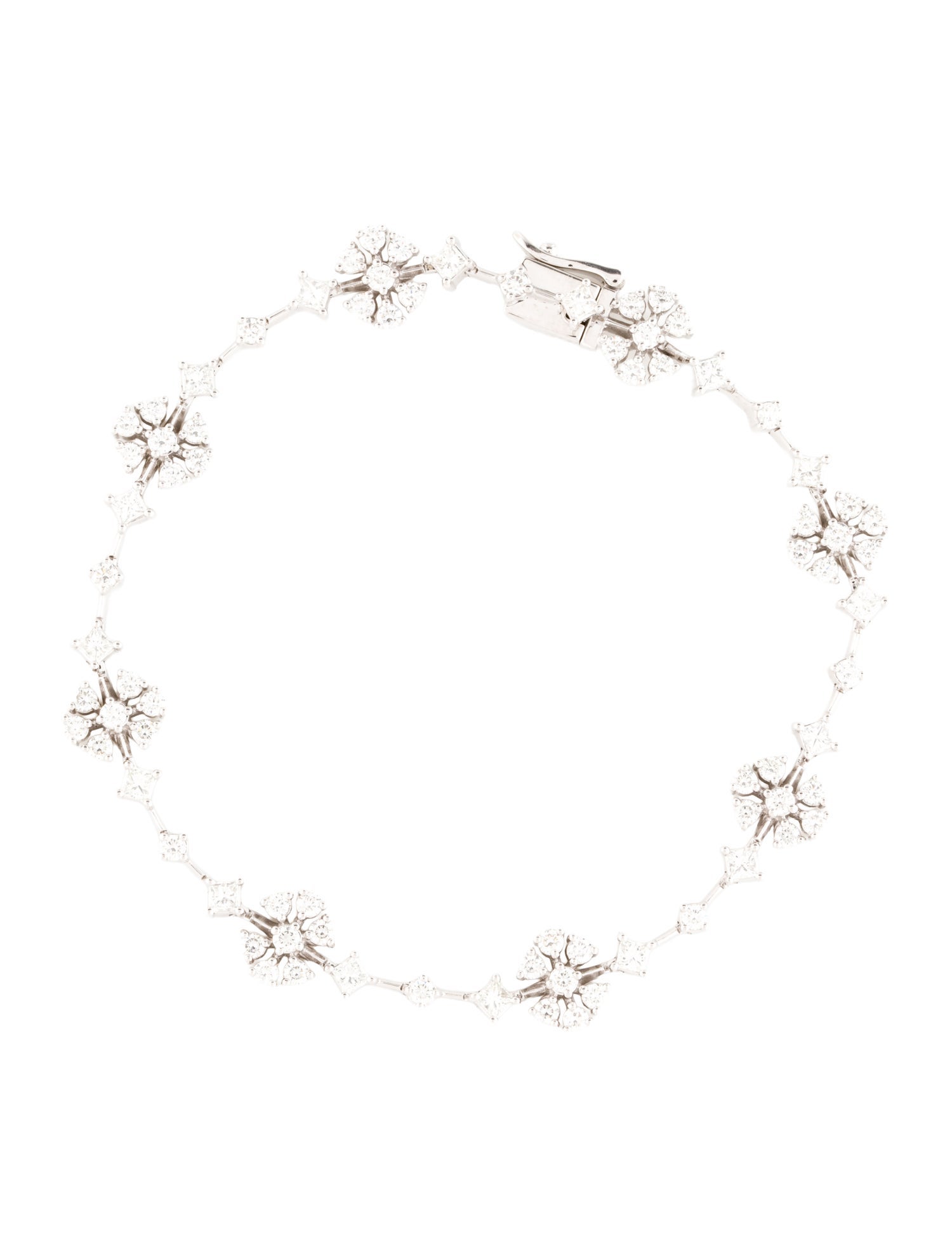 Bracelet 14K Diamond Station