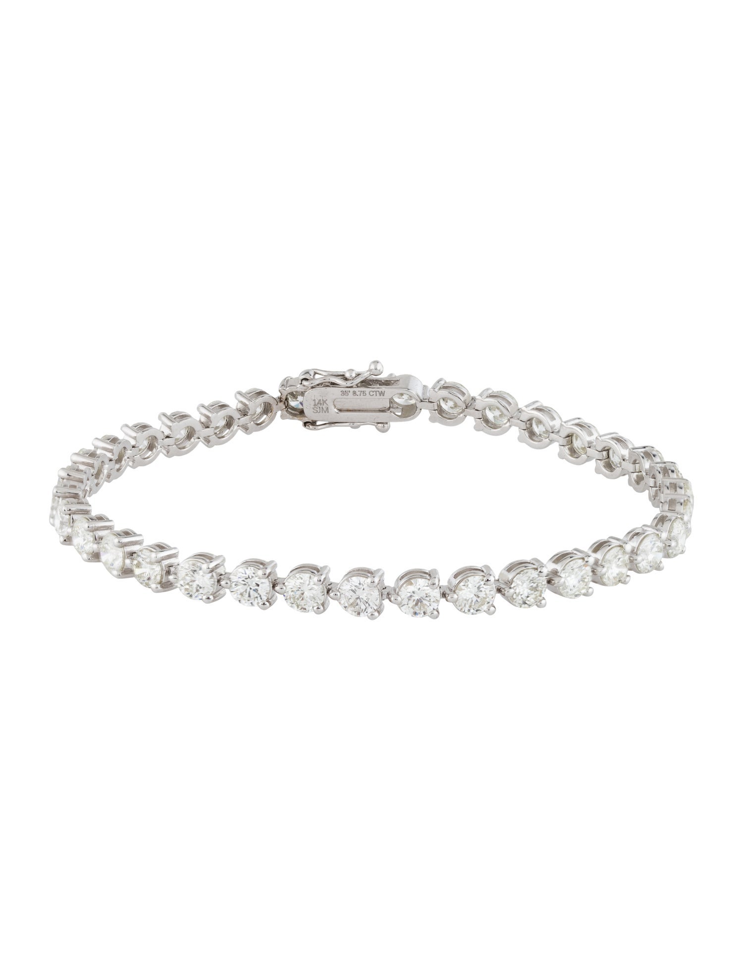 Bracelet 14K 8.75ctw Diamond Tennis
