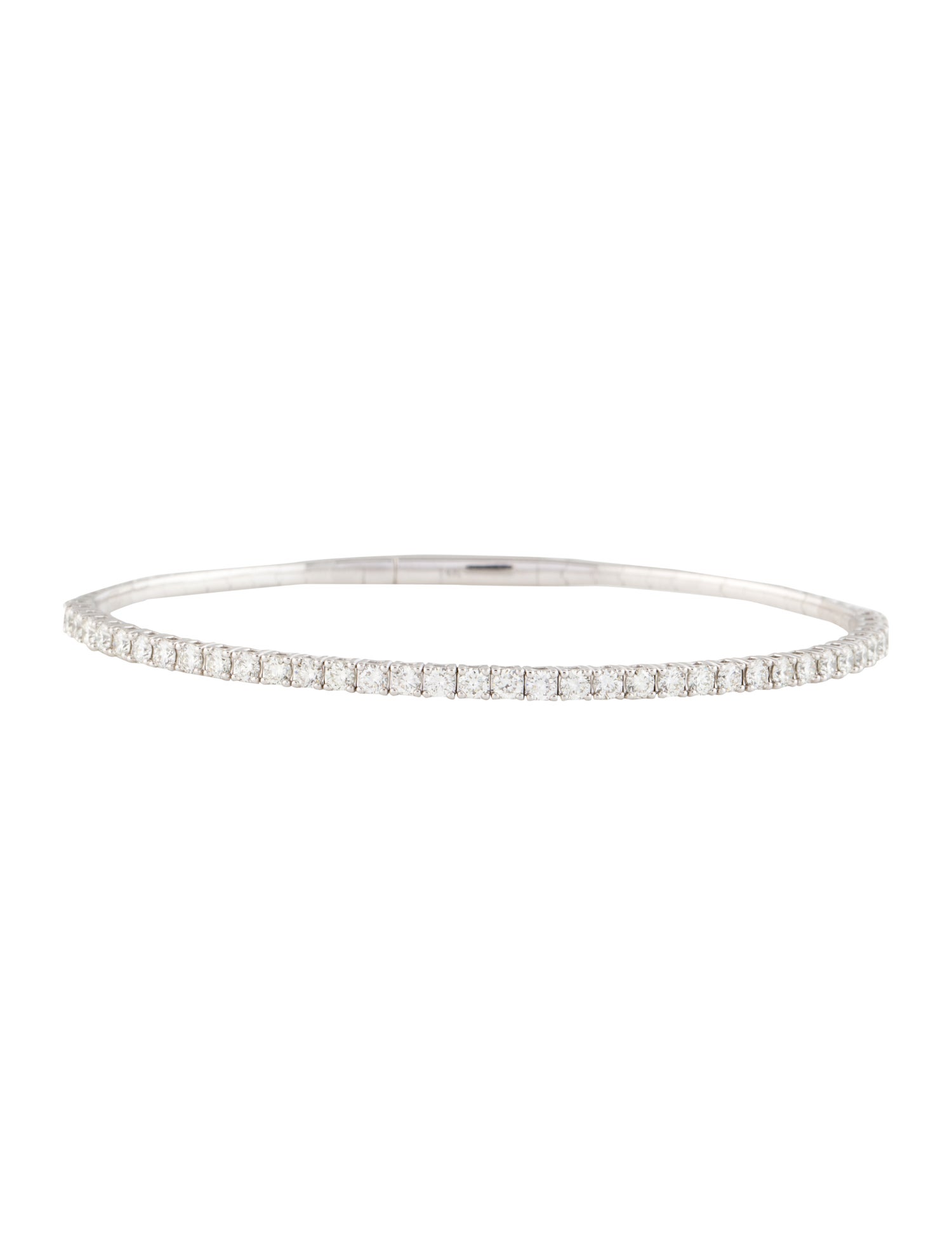Bracelet 14K 1.45ctw Diamond Flex Bangle
