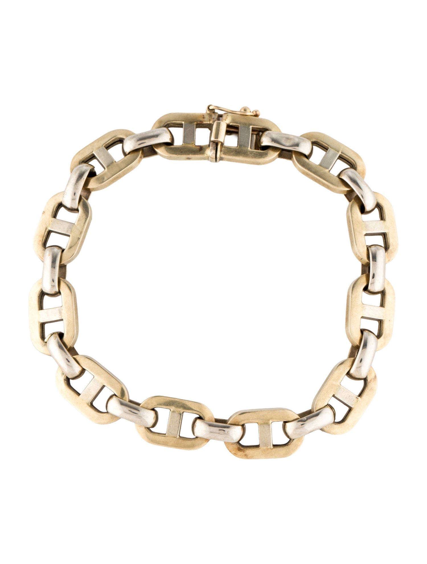 Bracelet 14K Two-Tone Anchor Link