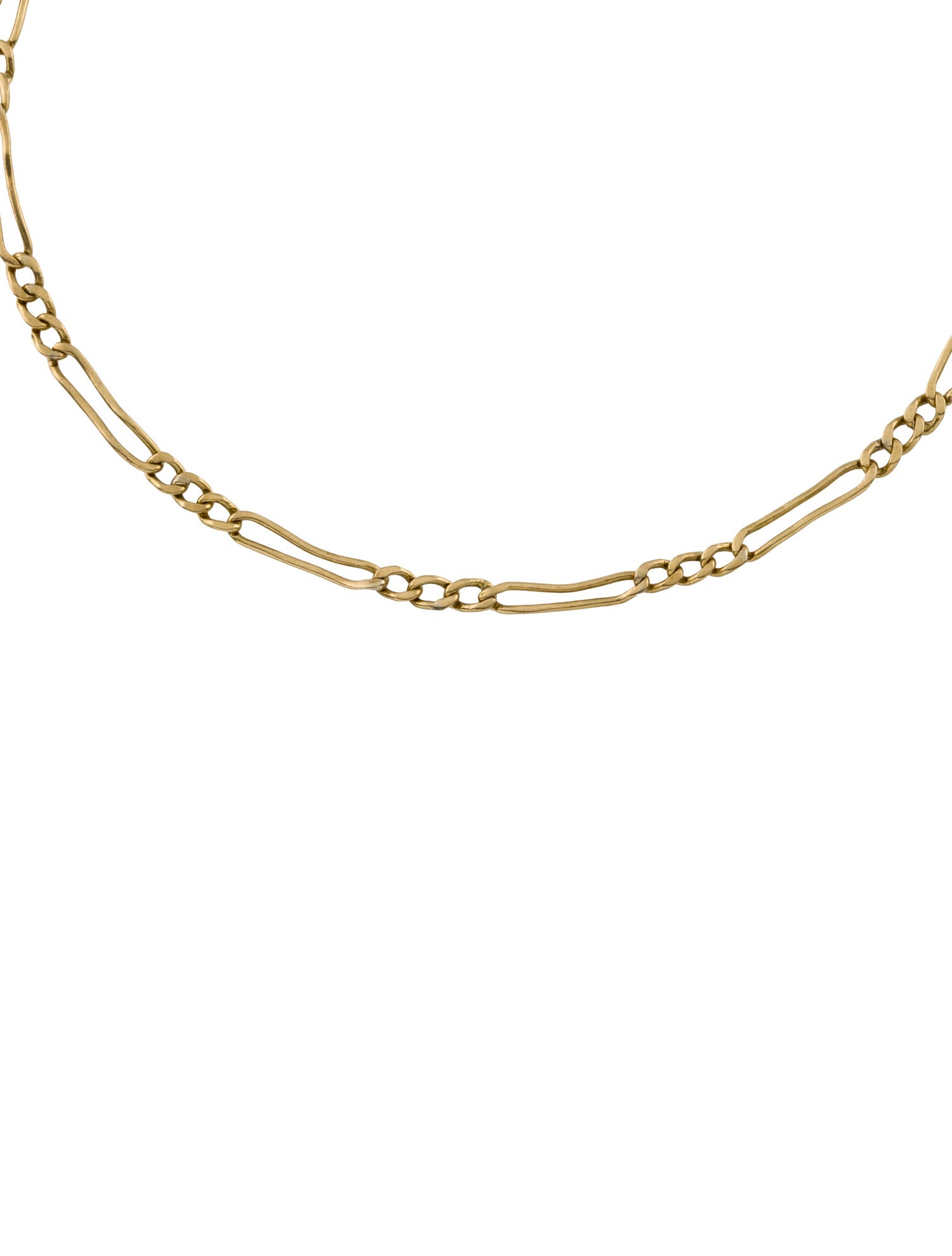 Bracelet 14K Figaro Link Anklet