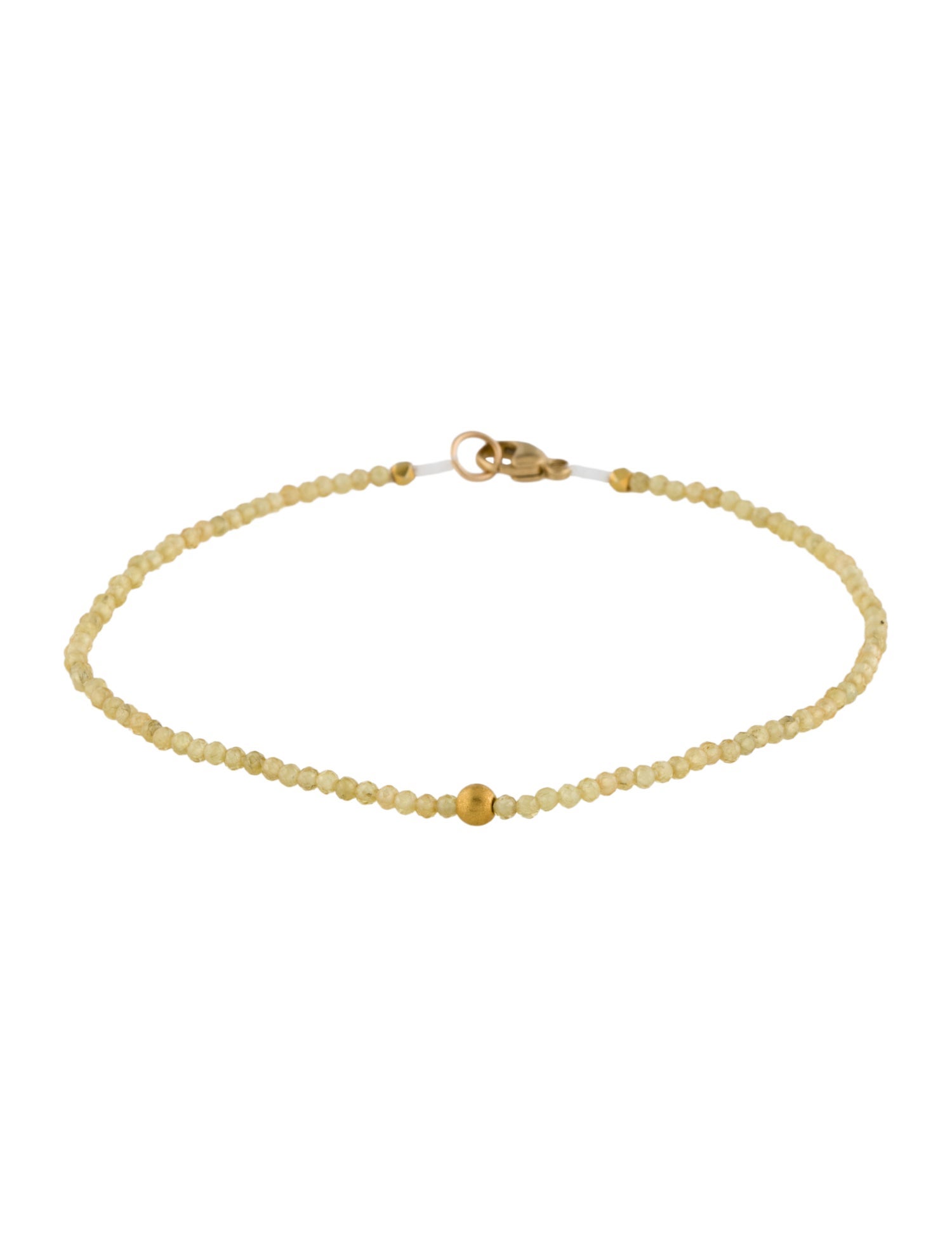 Bracelet Yellow Sapphire Bead