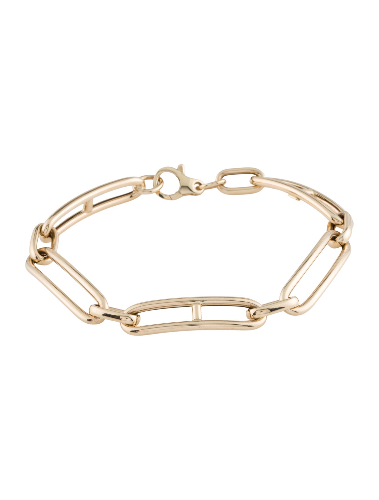 Bracelet 14K Elongated Mariner Link