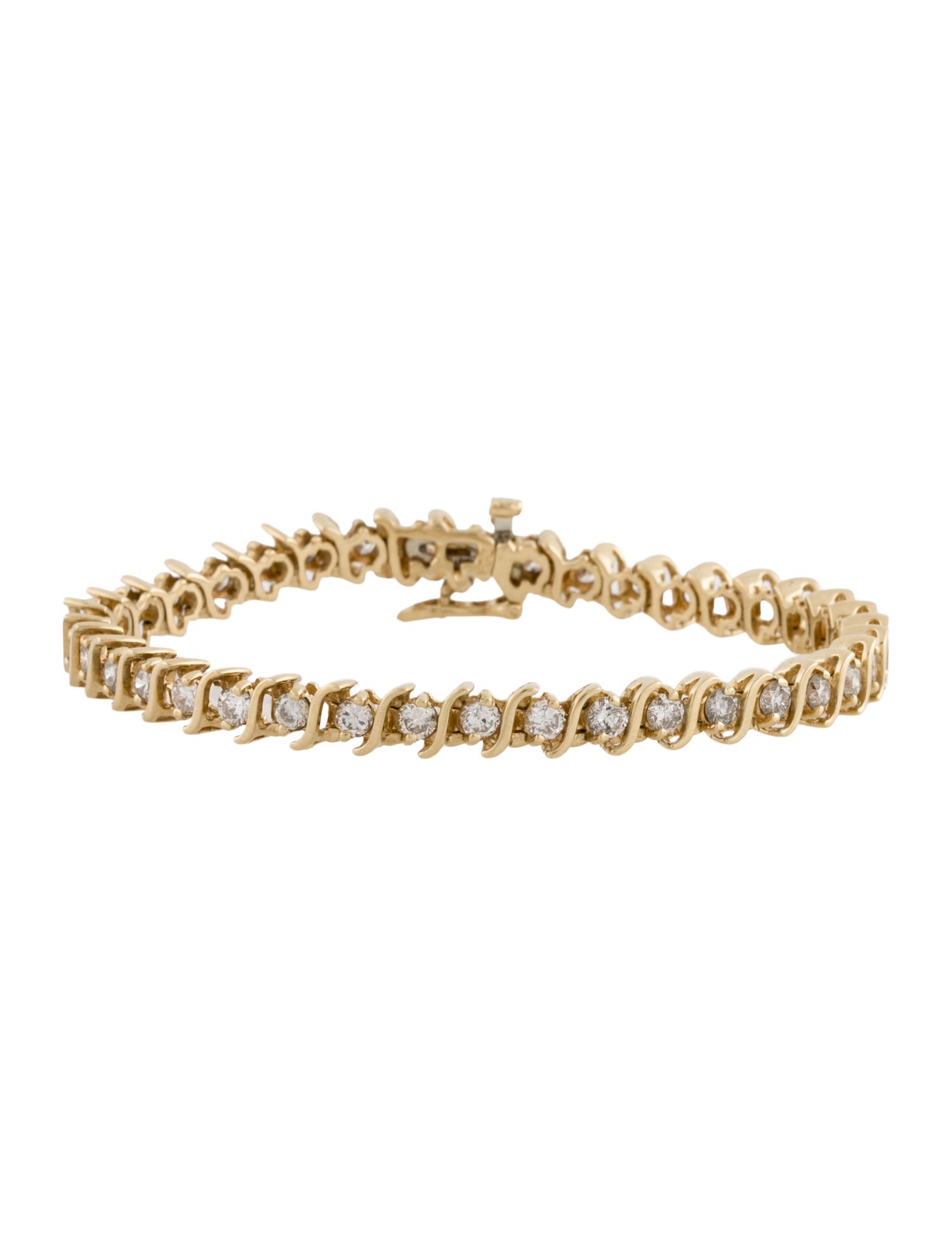 Bracelet 14K Diamond Link