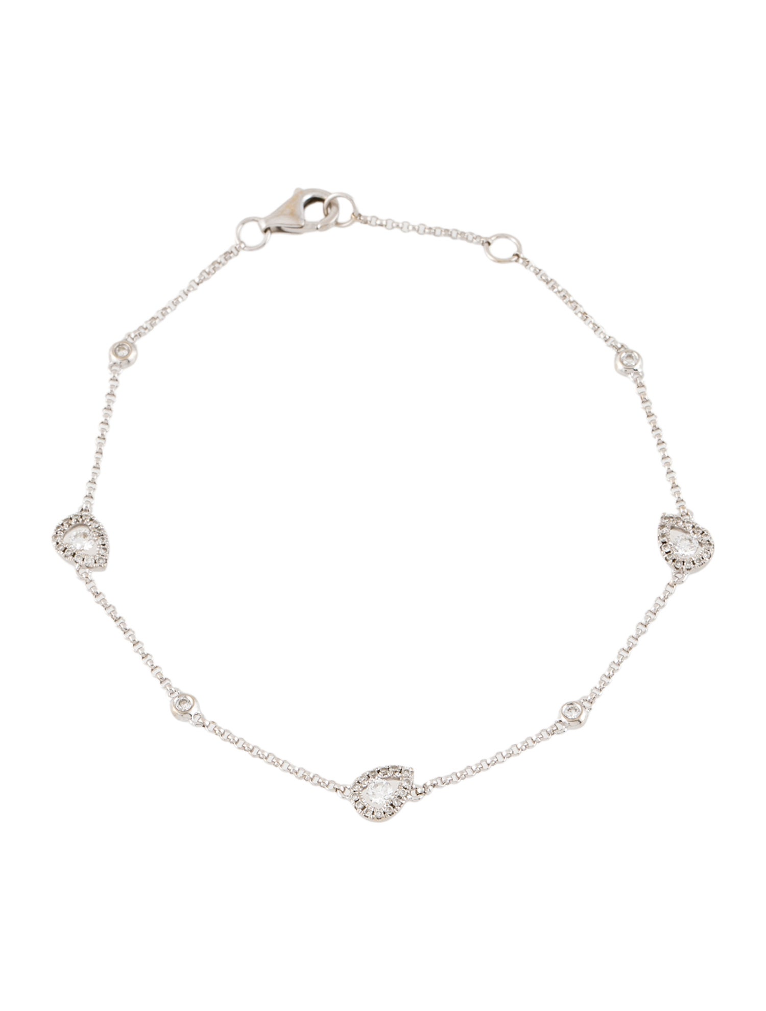 Bracelet 18K Diamond Station