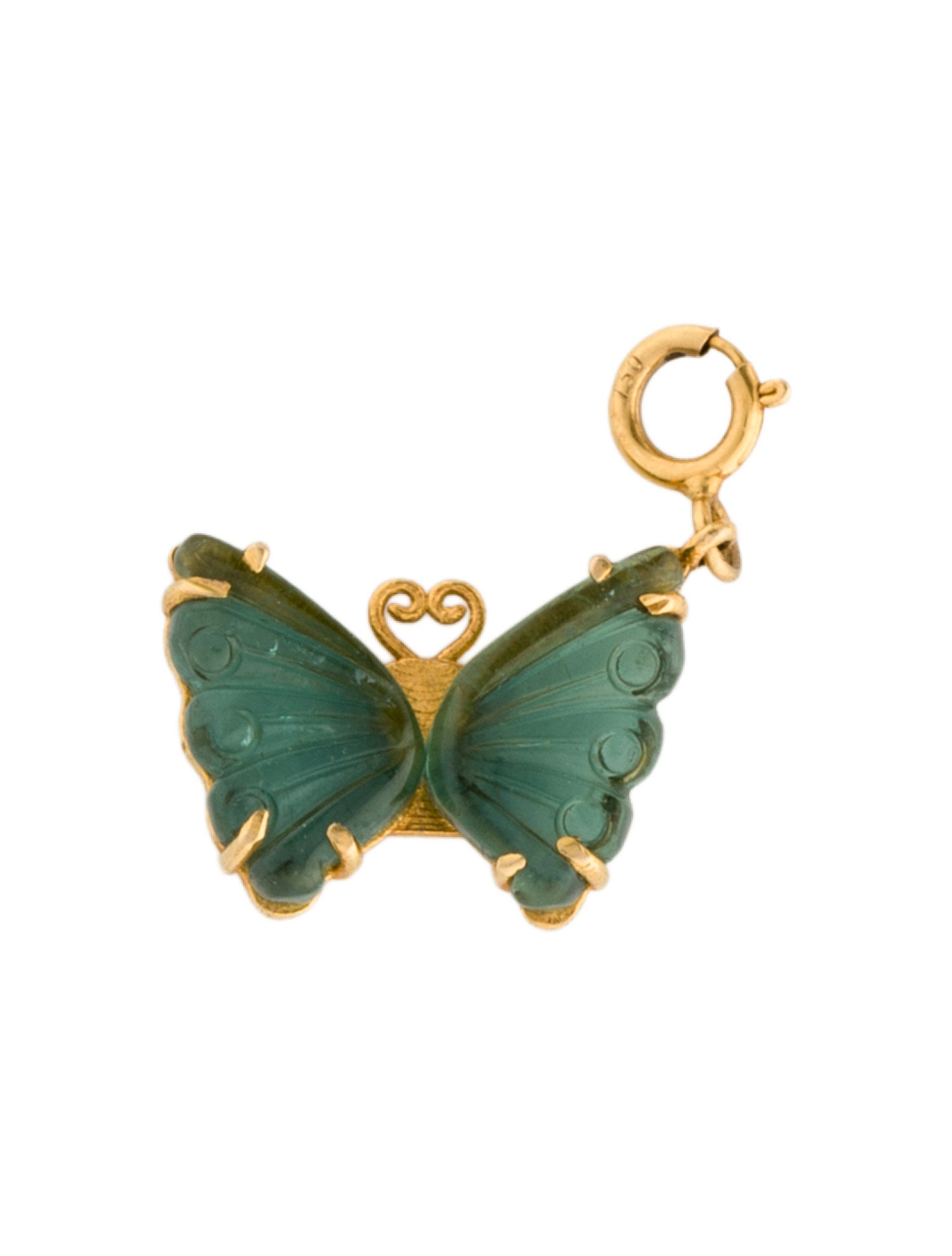 Bracelet 18K Tourmaline Butterfly Charm