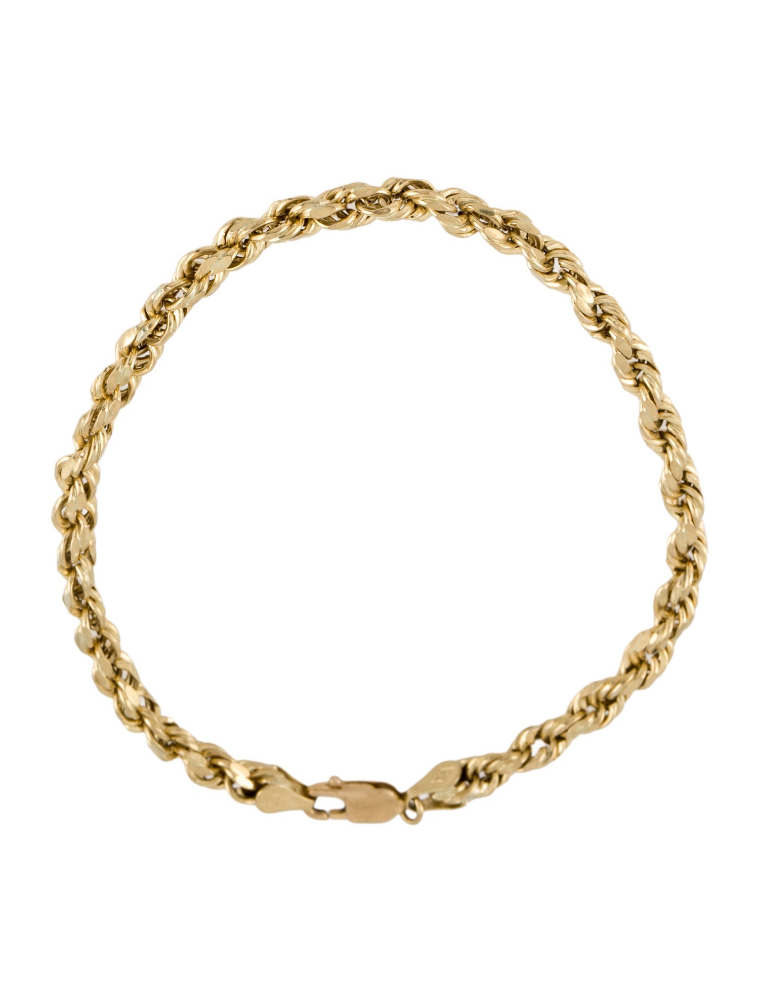 Bracelet 18K Rope Link