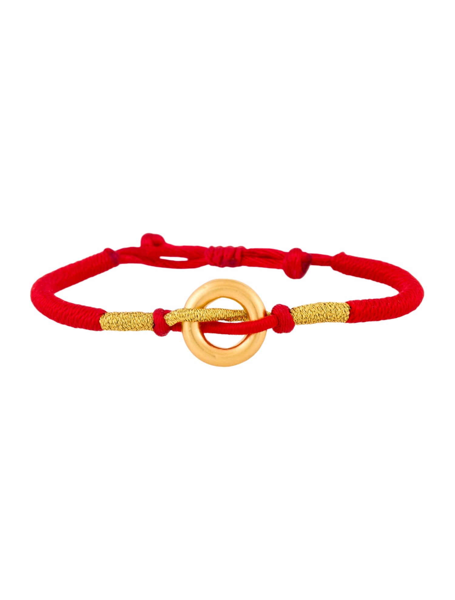 Bracelet 24K Circle Adjustable Cord