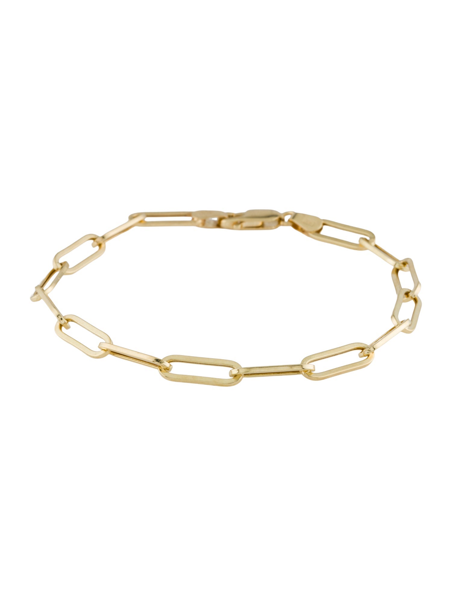 Bracelet 14K Paperclip Link