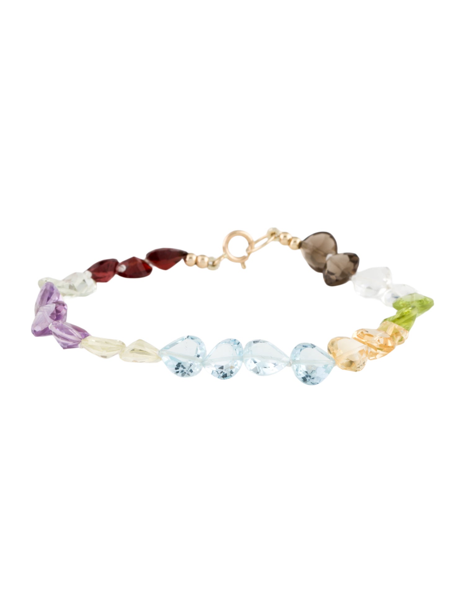 Bracelet 14K Multistone