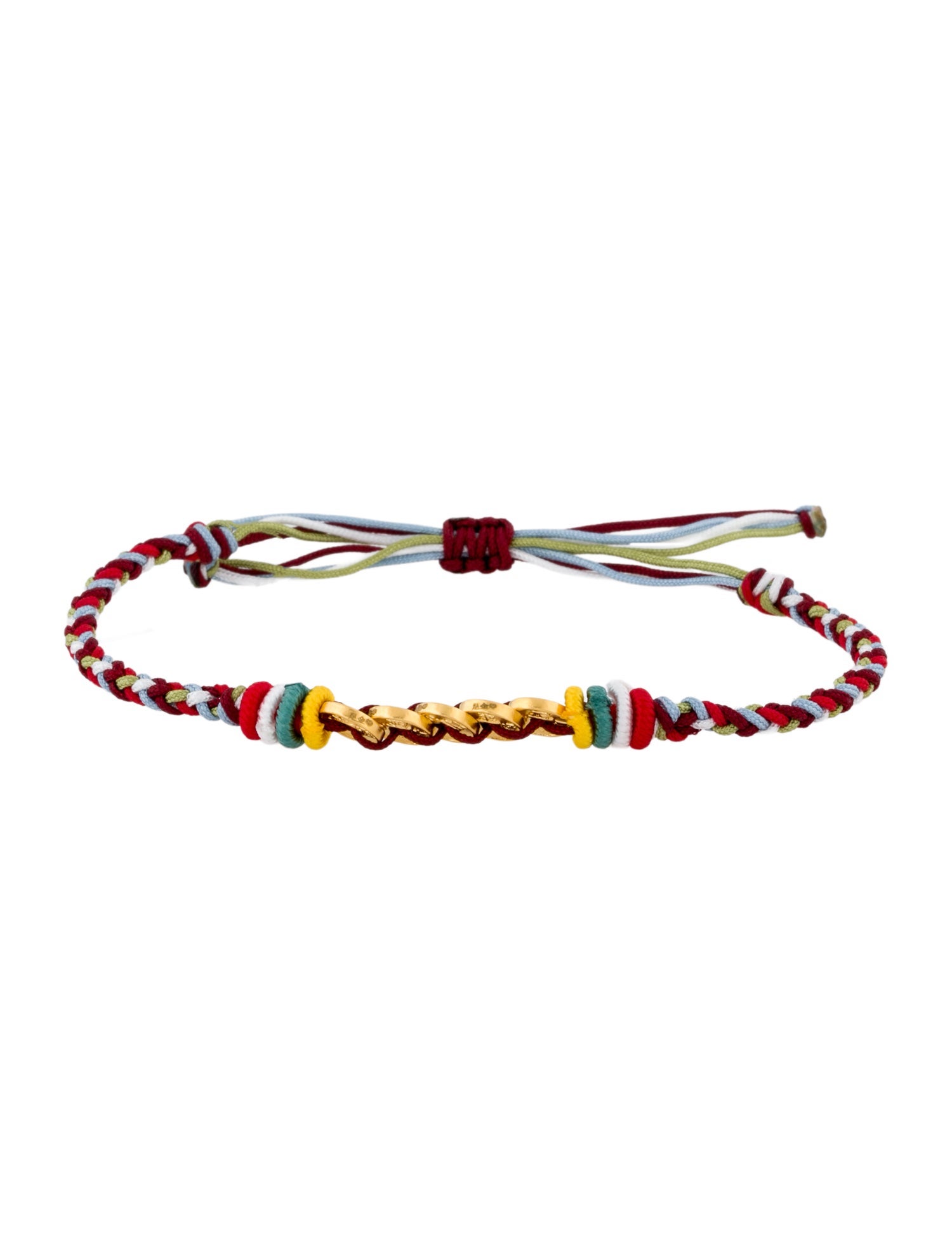 Bracelet 24K Cord Five Emperor Coins Adjustable