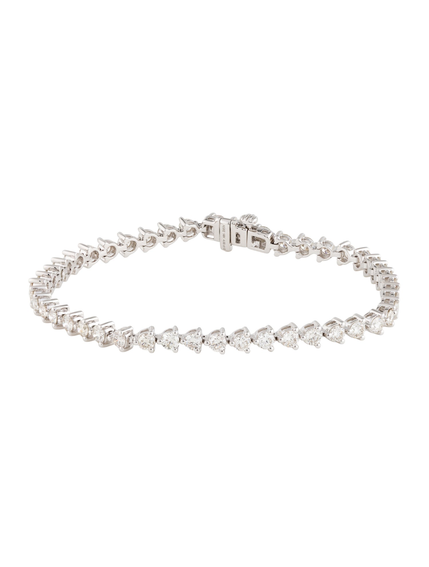 Bracelet 14K 4.00ctw Diamond Tennis
