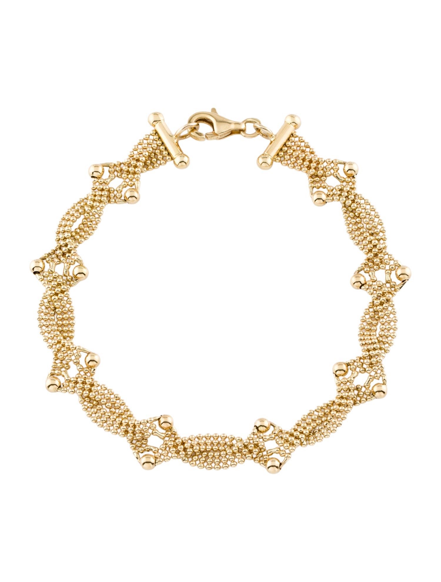 Bracelet 18K Bead Chain Twist
