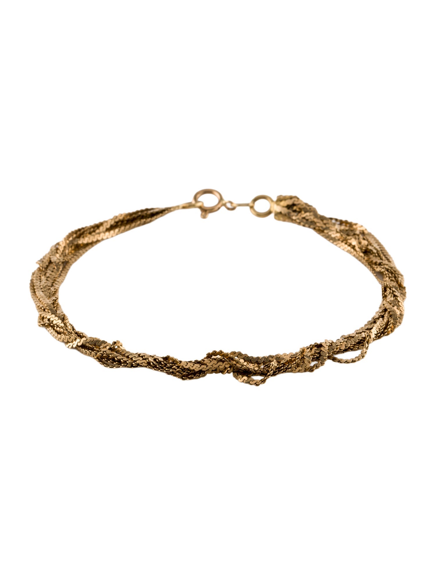 Bracelet 14K Multistrand Chain