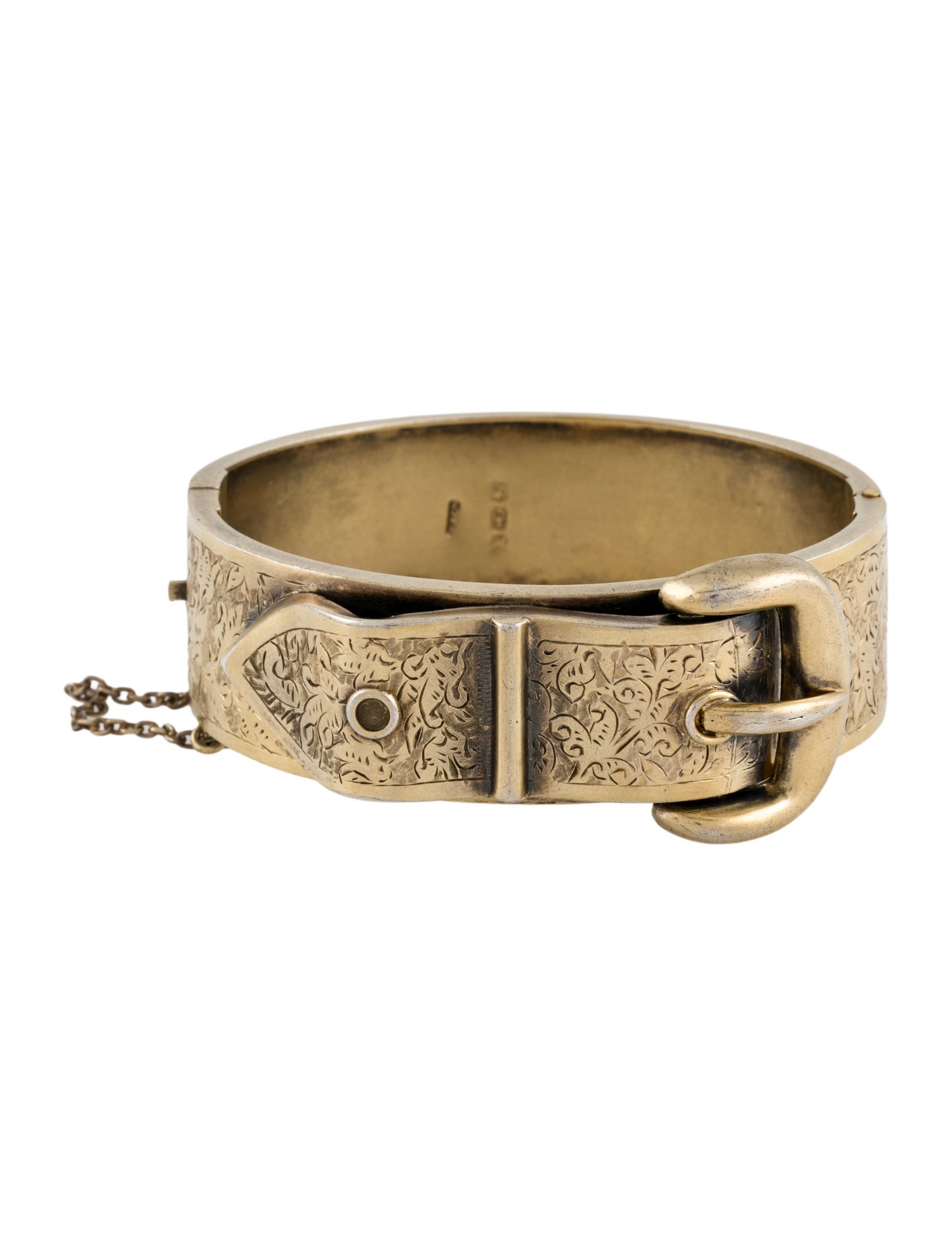 Bracelet Victorian Engraved Buckle